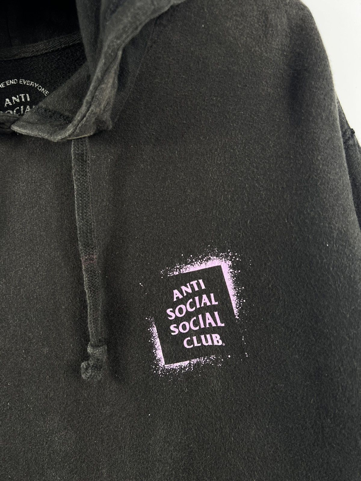 Anti Social Social Club 🔥 Streetwear ASSC fade Splatter Paint Logo Hoodie Sweat - M Size US M / EU 48-50 / 2 - 5 Thumbnail