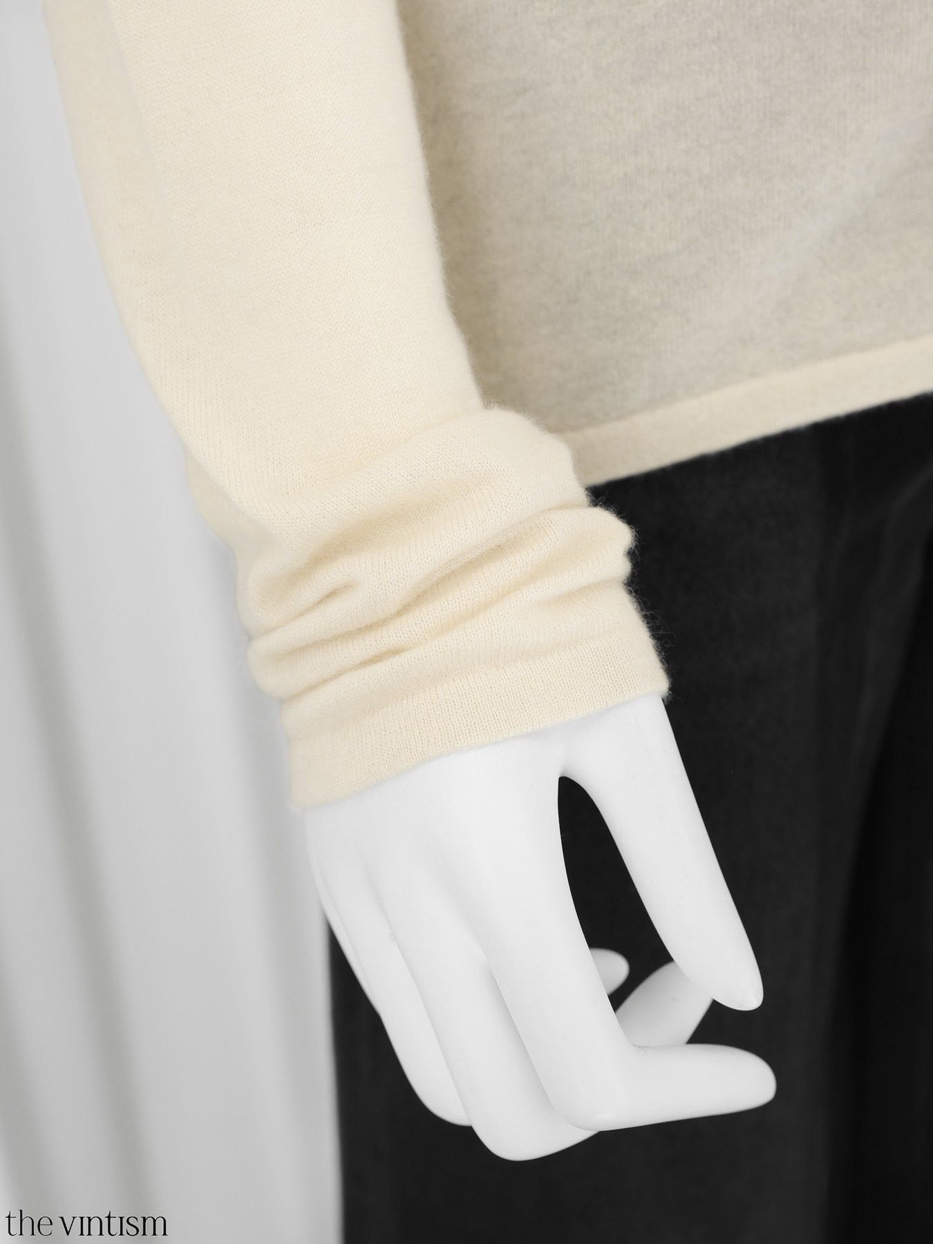 Escada Escada Ecru Ivory Pure Cashmere Knit Cardigan Sweater Size S / US 4 / IT 40 - 7 Thumbnail