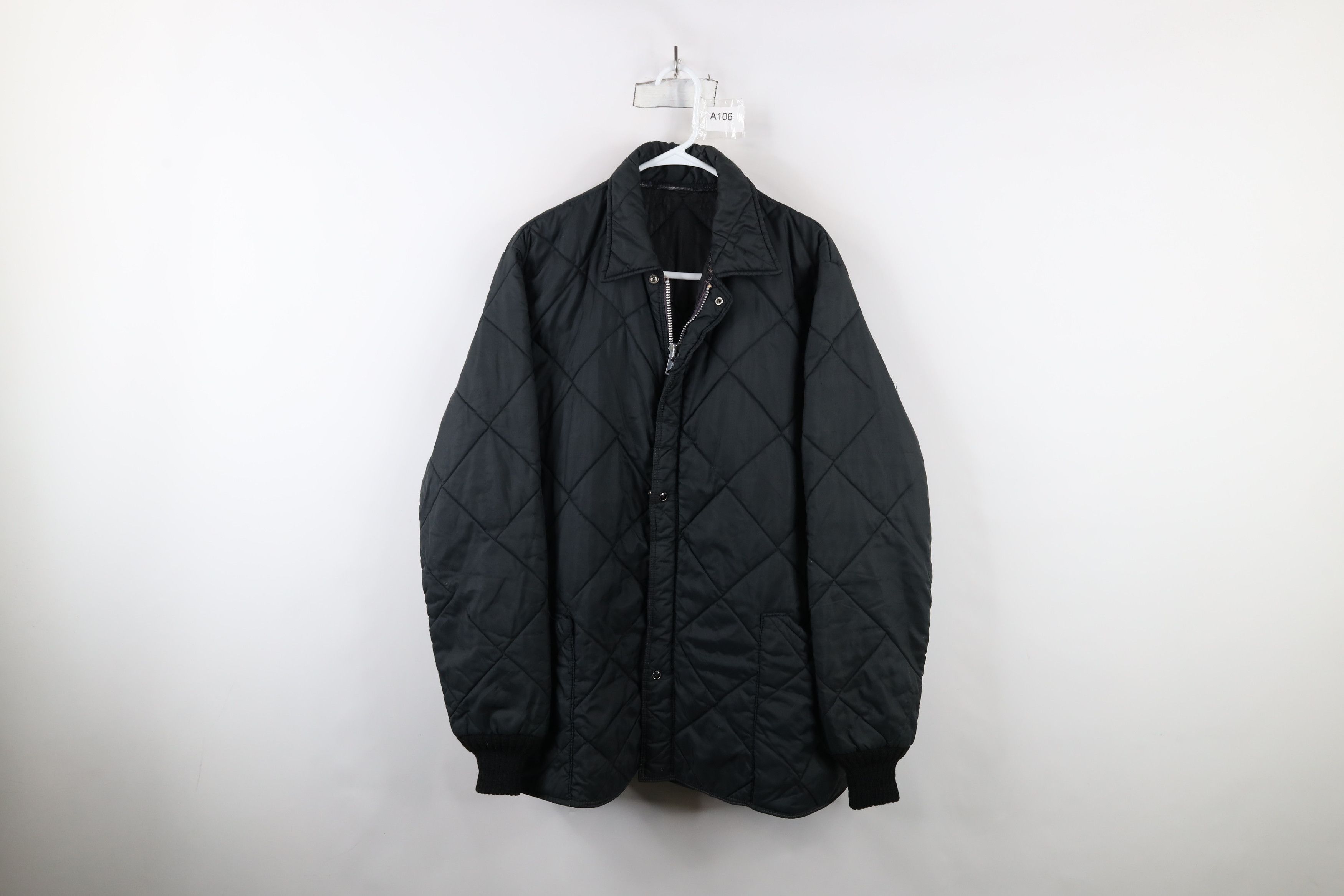 Vintage Vintage 70s Streetwear Quilted Pearl Snap Button Jacket USA Size US XXL / EU 58 / 5 - 1 Thumbnail