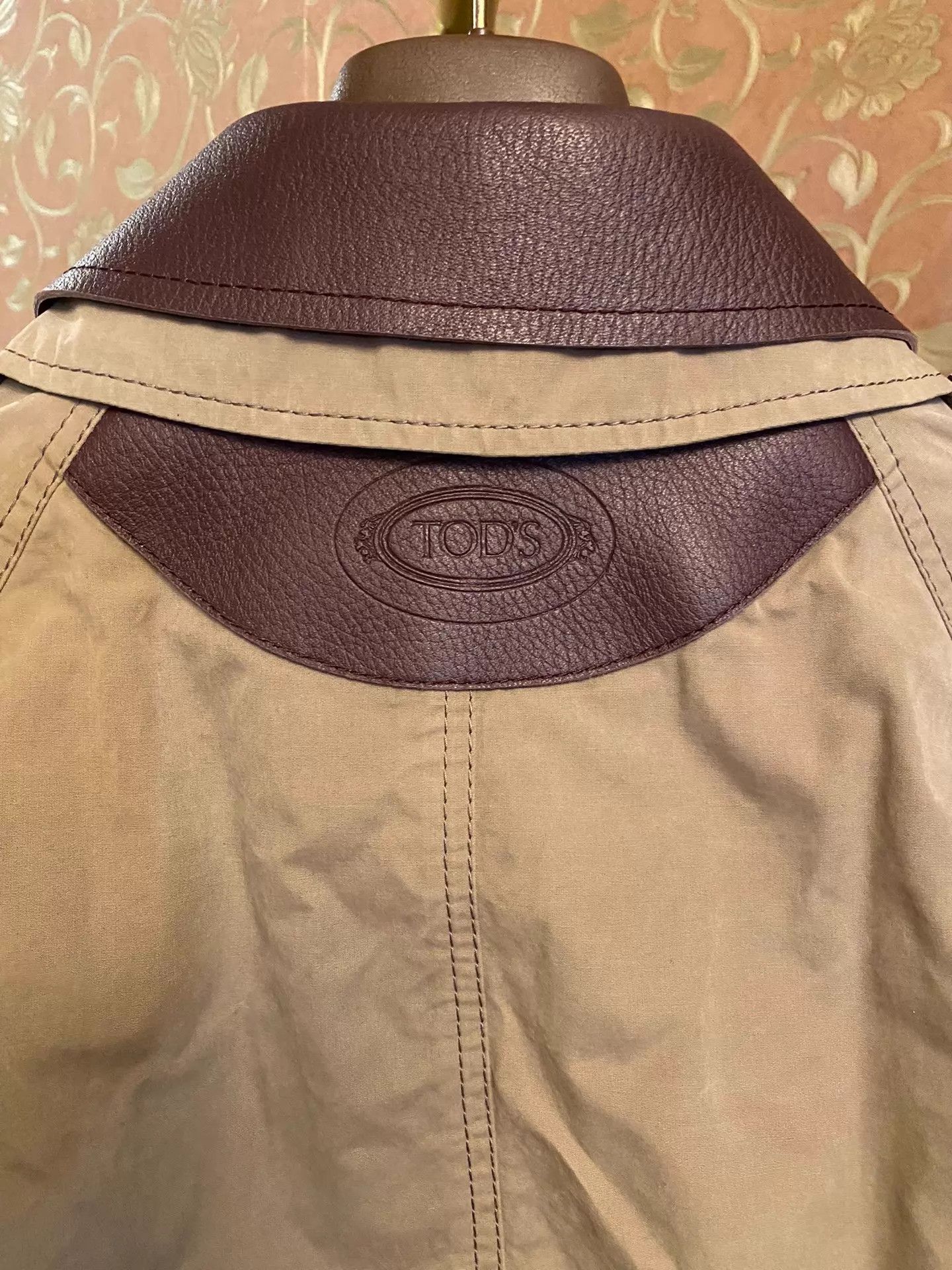 Tod's Tods Italian British Style Leather-Paneled Windbreaker L Size US M / EU 48-50 / 2 - 7 Thumbnail