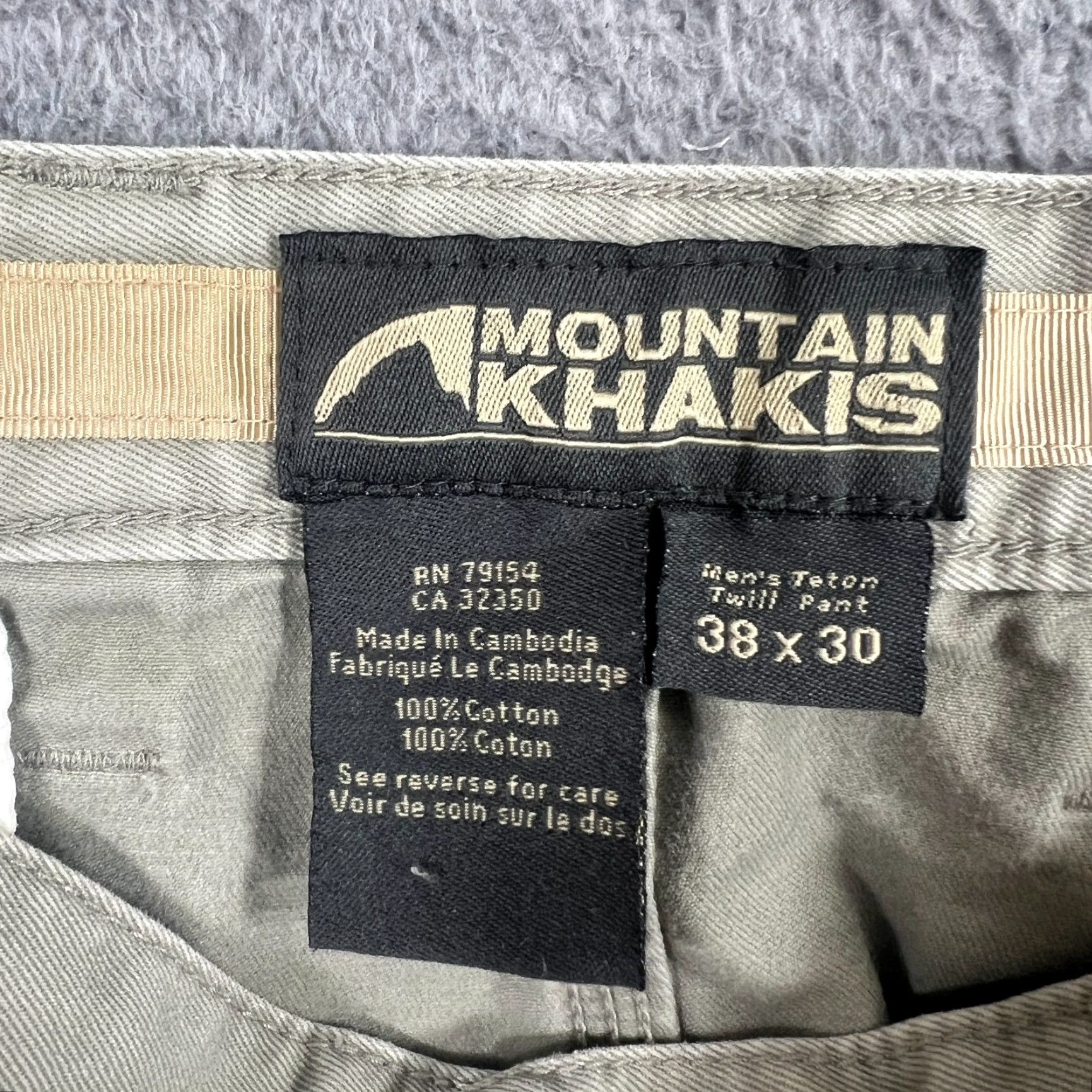 Mountain Khakis Mountain Khakis Men's Chino Pants 38x30 Green Casual Outdoor Hiking 5-Pocket Size US 38 / EU 54 - 6 Thumbnail
