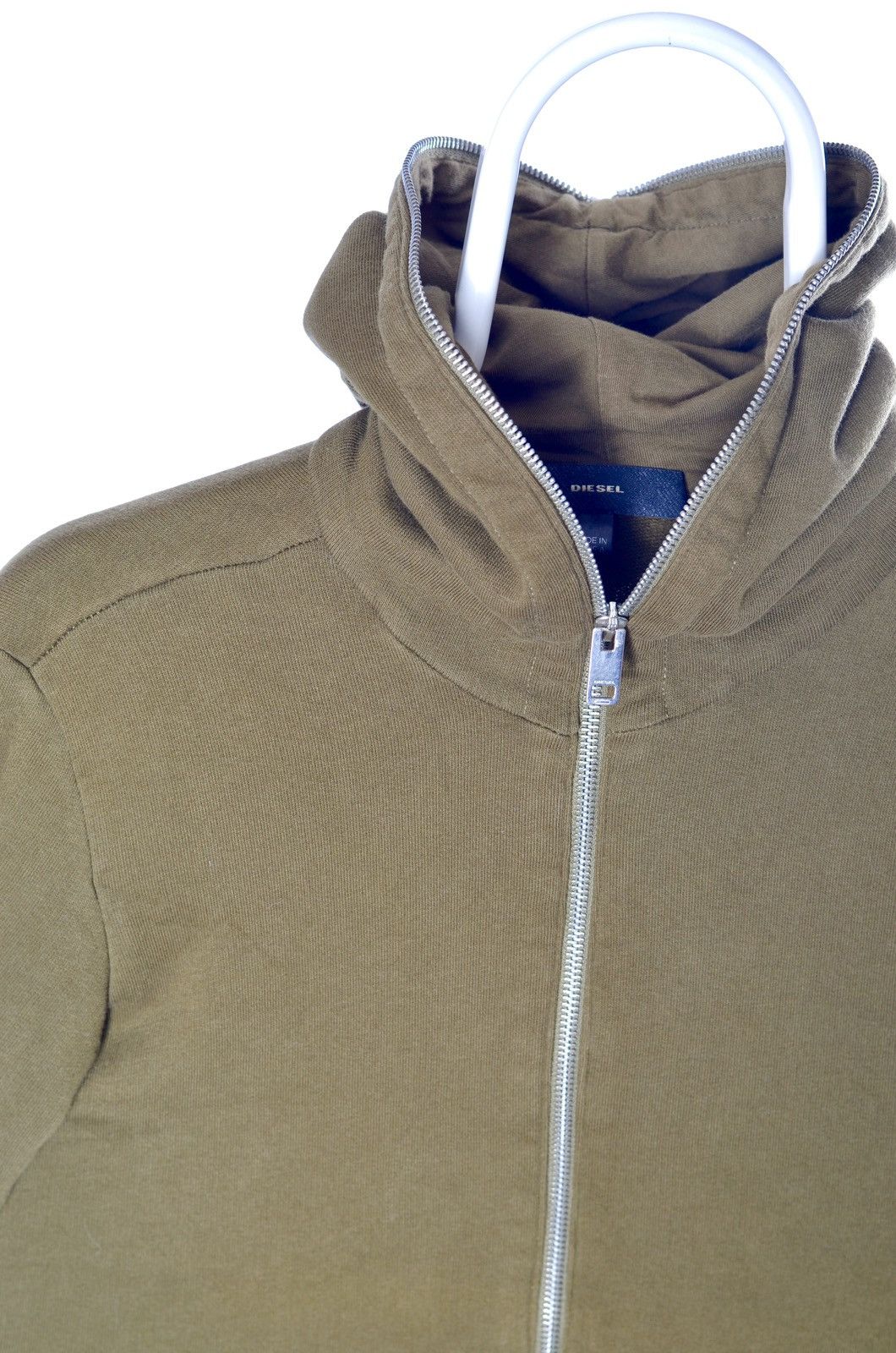 Diesel DIESEL Y2K BLACK NINJA FULL ZIP HOODIE Size US XS / EU 42 / 0 - 4 Thumbnail
