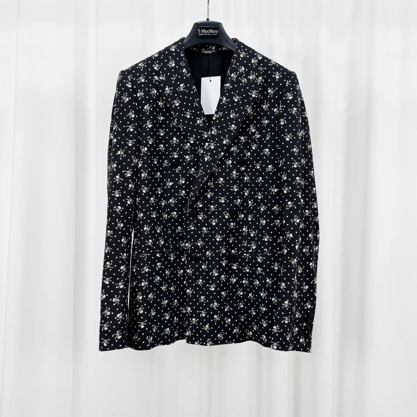 Dolce & Gabbana Dolce&Gabbana Skull Wool Suit Jacket Size US S / EU 44-46 / 1 - 1 Thumbnail