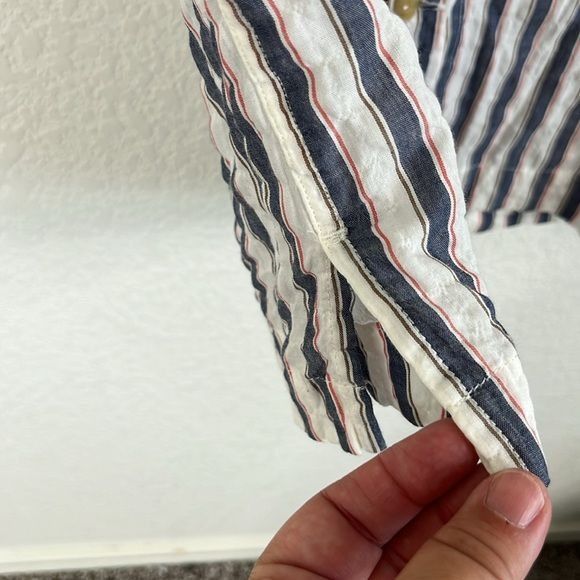 Solid & Striped Solid and Striped Cabana Puckered Short Sleeve Stripe Button Size US S / EU 44-46 / 1 - 4 Thumbnail