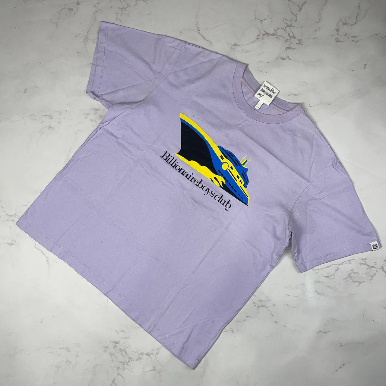Billionaire Boys Club Billionaire Boys Club Yacht Big Logo T Shirt Sz L Lilac Mens Size US L / EU 52-54 / 3 - 2 Thumbnail