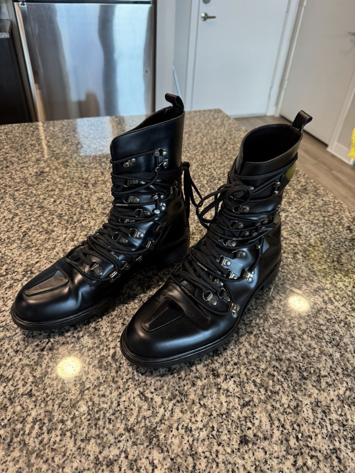 Raf Simons Raf Simons FW11 Multi-Lace Combat Boots EU40 Size US 7 / EU 40 - 13 Thumbnail