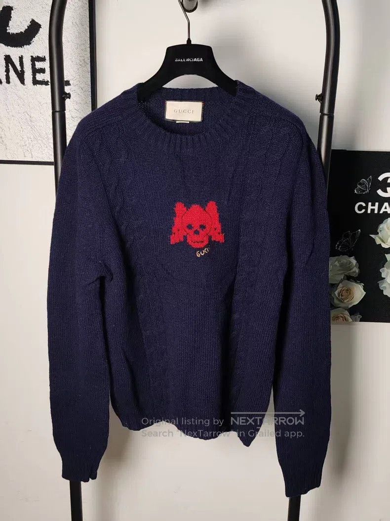 Gucci Gucci Skull knitted sweater Size US S / EU 44-46 / 1 - 1 Thumbnail