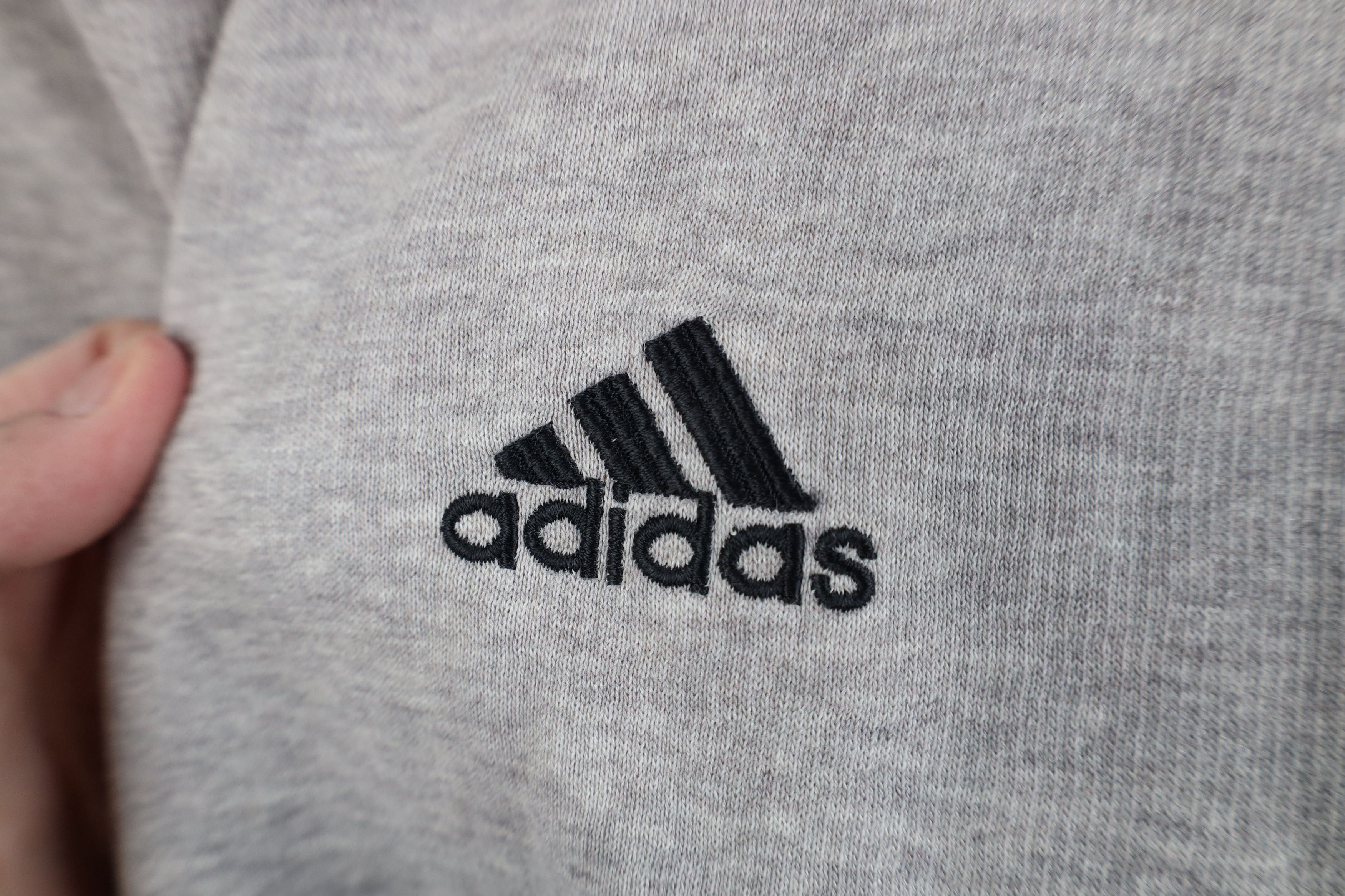 Adidas Vintage Y2K Adidas Spell Striped Crewneck Sweatshirt Gray Size US L / EU 52-54 / 3 - 4 Thumbnail