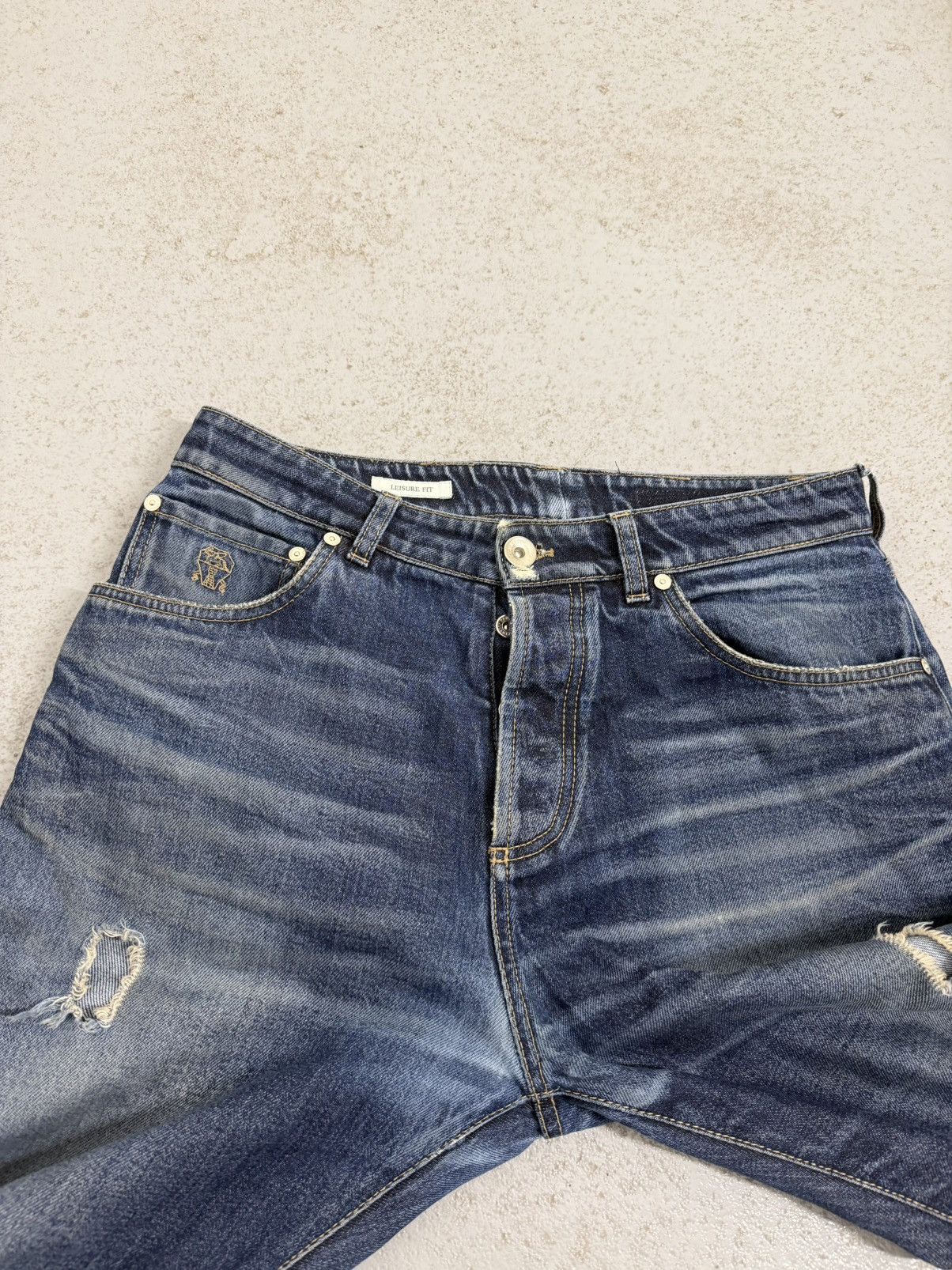 Brunello Cucinelli Brunello Cucinelli Distressed Jeans Size US 32 / EU 48 - 5 Thumbnail
