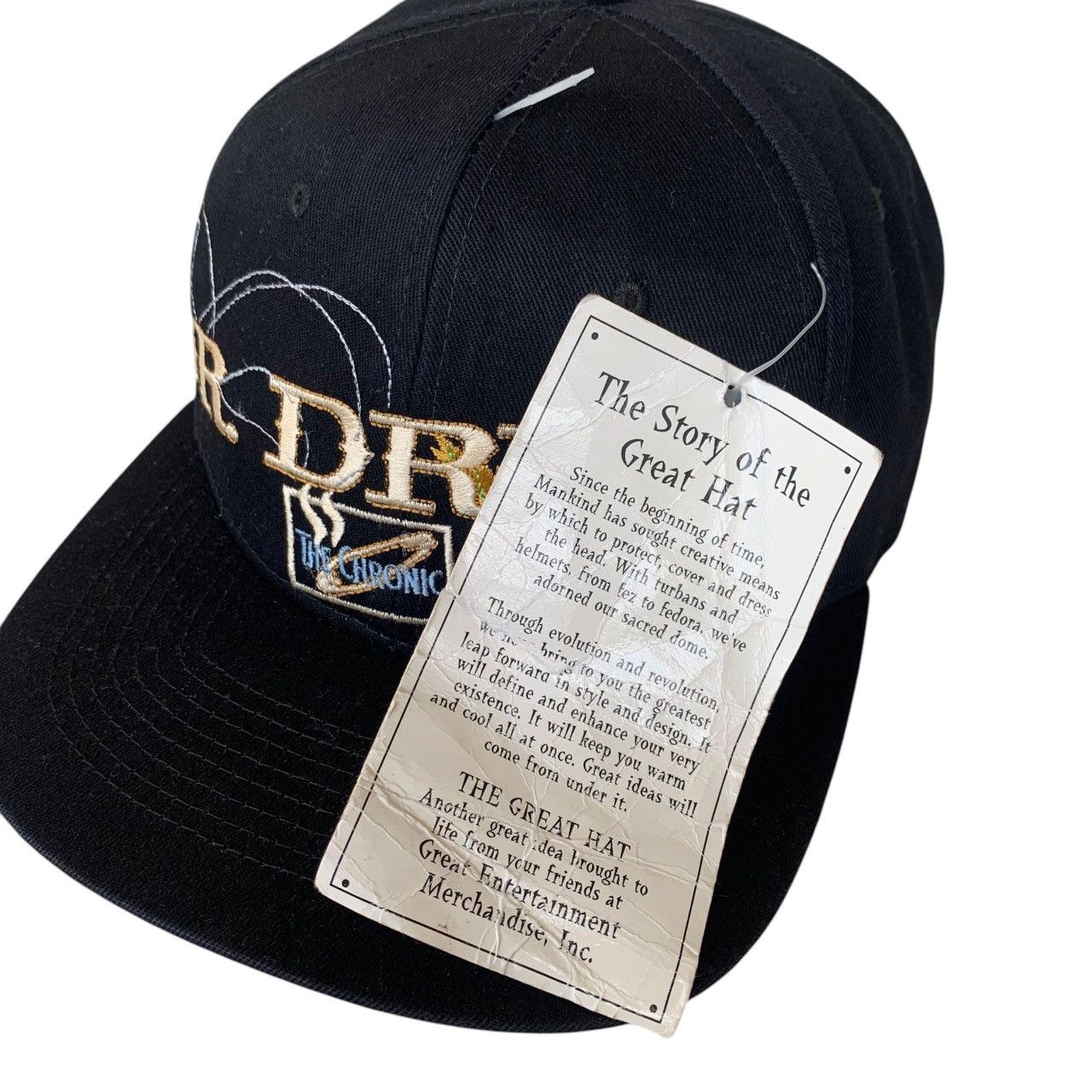 Dr. Dre 💥DEADSTOCK 90s Dr. Dre The Chronic Album 1992 Snapback Cap Size ONE SIZE - 4 Thumbnail