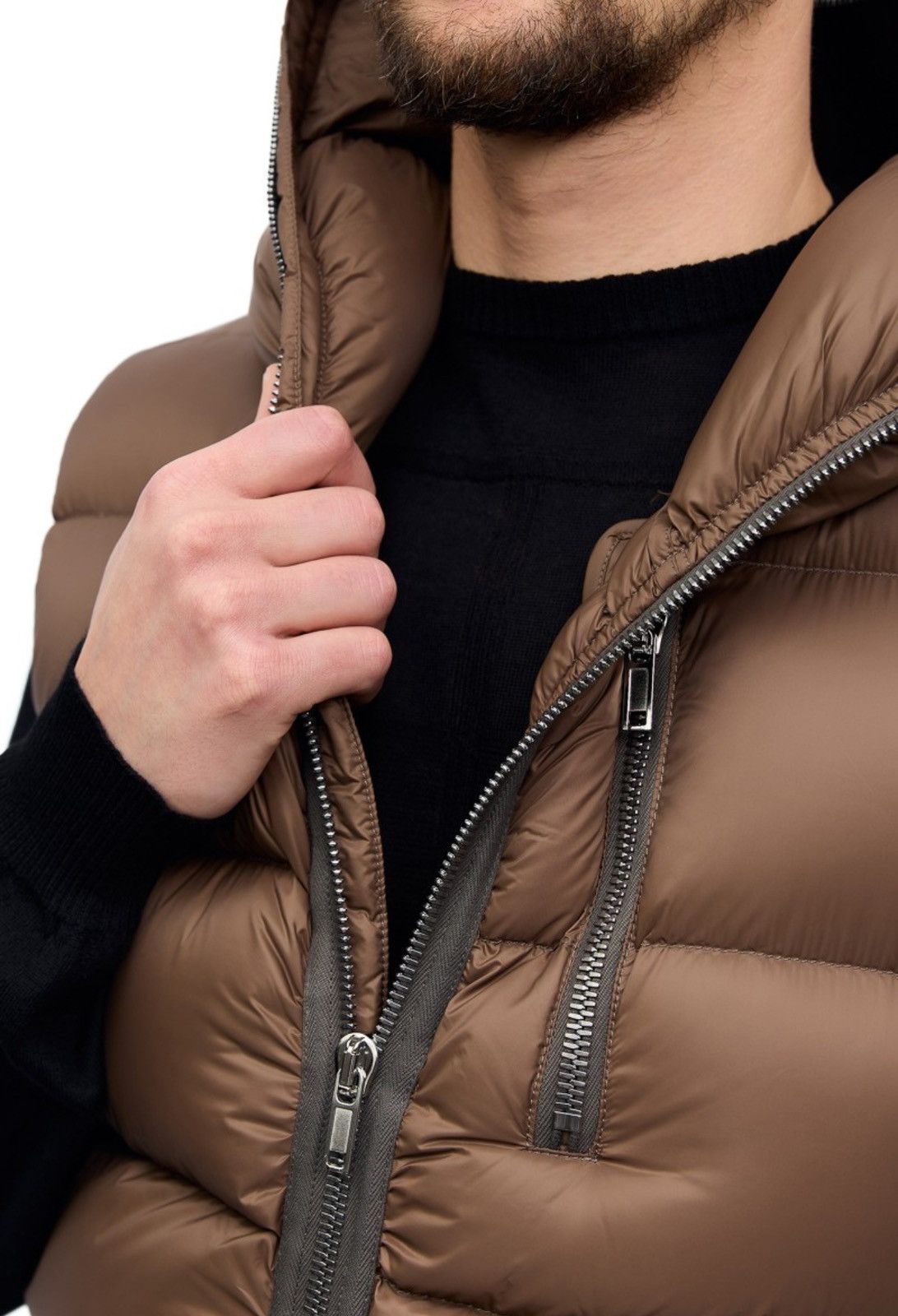 Rick Owens Last Rick Owens Quilted Recycled-Shell Hooded Down Gilet Size US S / EU 44-46 / 1 - 6 Thumbnail