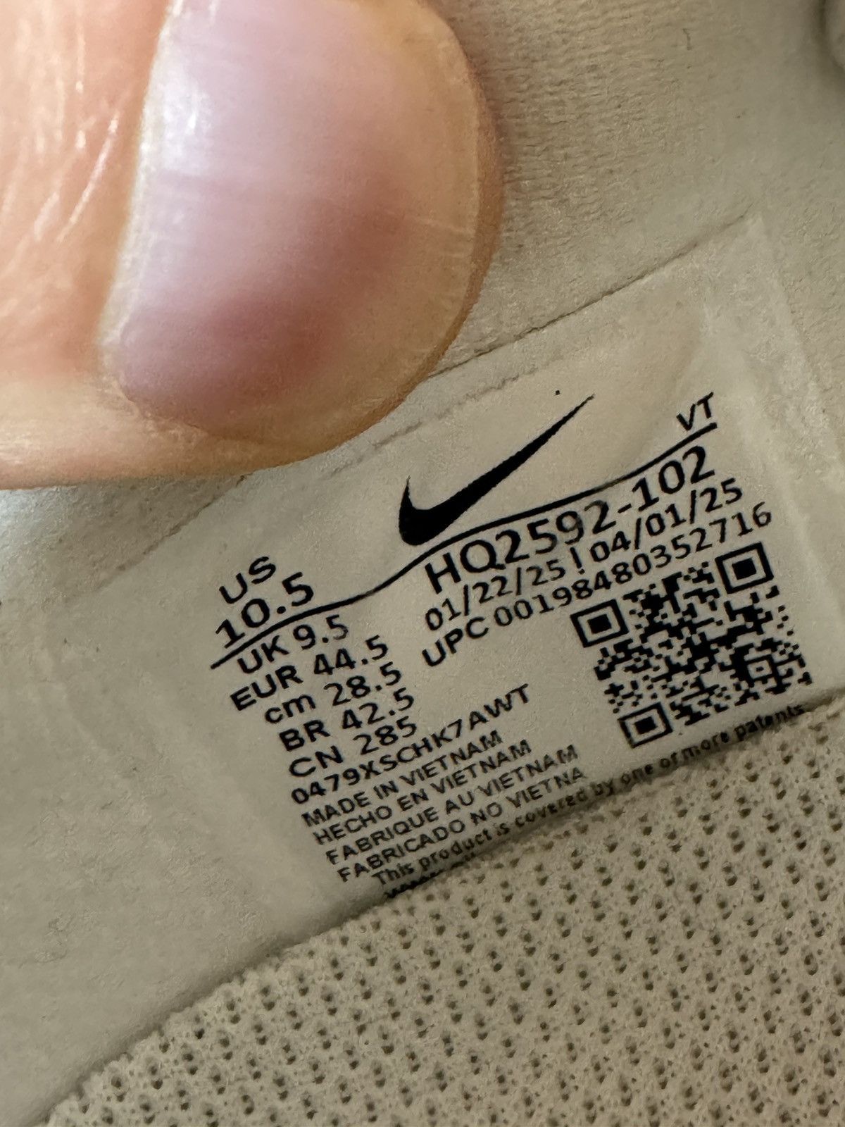 Nike Nike Air Zoom Pegasus Premium Mens Size 10.5 White Silver Size US 10.5 / EU 43-44 - 7 Thumbnail