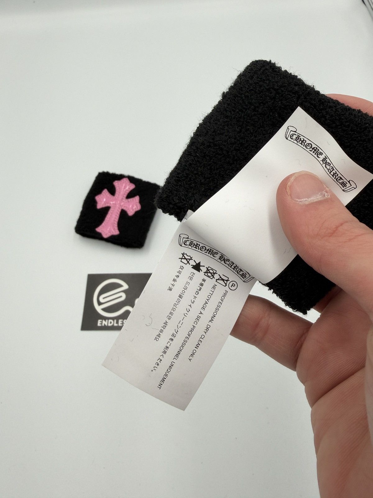 Chrome Hearts Chrome Hearts Pink Cemetery Cross Patch Sweatband (Set of 2) Size ONE SIZE - 4 Thumbnail