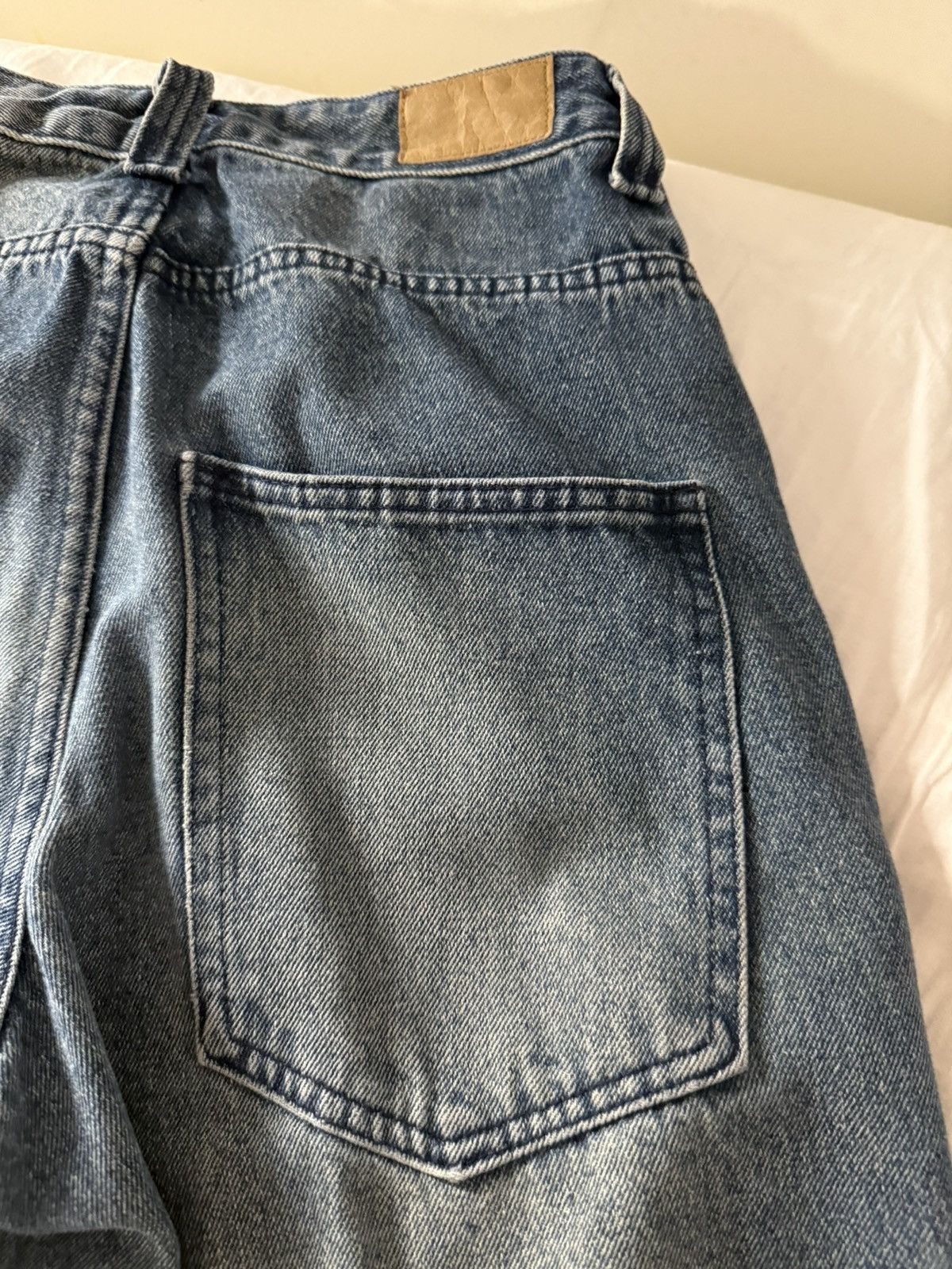Other Wide Leg Baggy Jeans Small Size 25" / US 0 / IT 36 - 3 Thumbnail