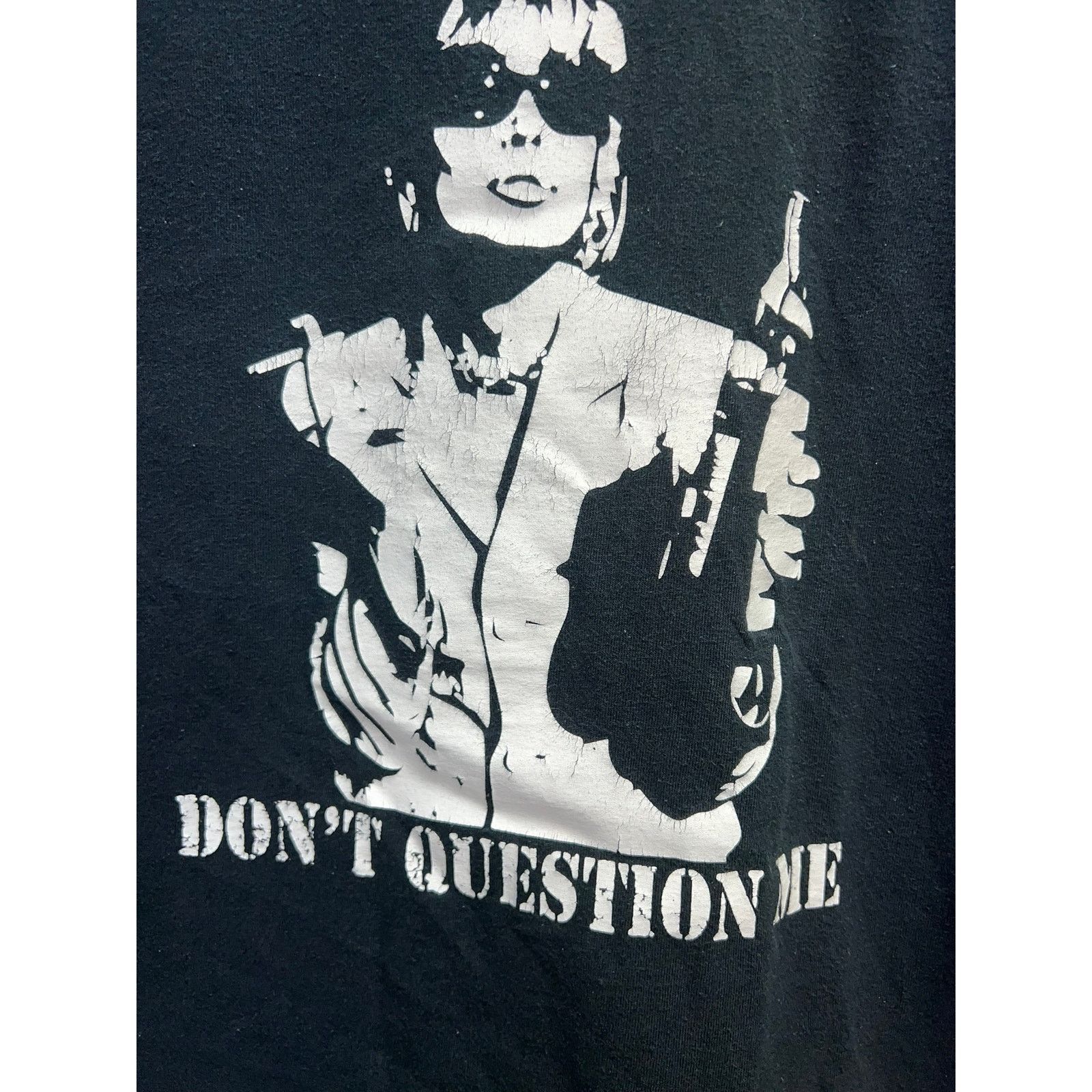 Gildan Womens Dont Question Me Shirt Graphic Black Top Tee Medium Size M / US 6-8 / IT 42-44 - 4 Thumbnail