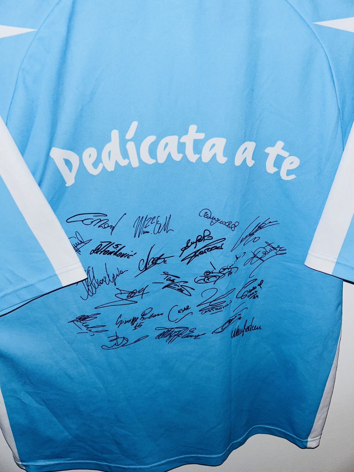 Puma × Vintage Lazio Roma Commemorative 2002/03 printed signed signature Size US M / EU 48-50 / 2 - 4 Thumbnail