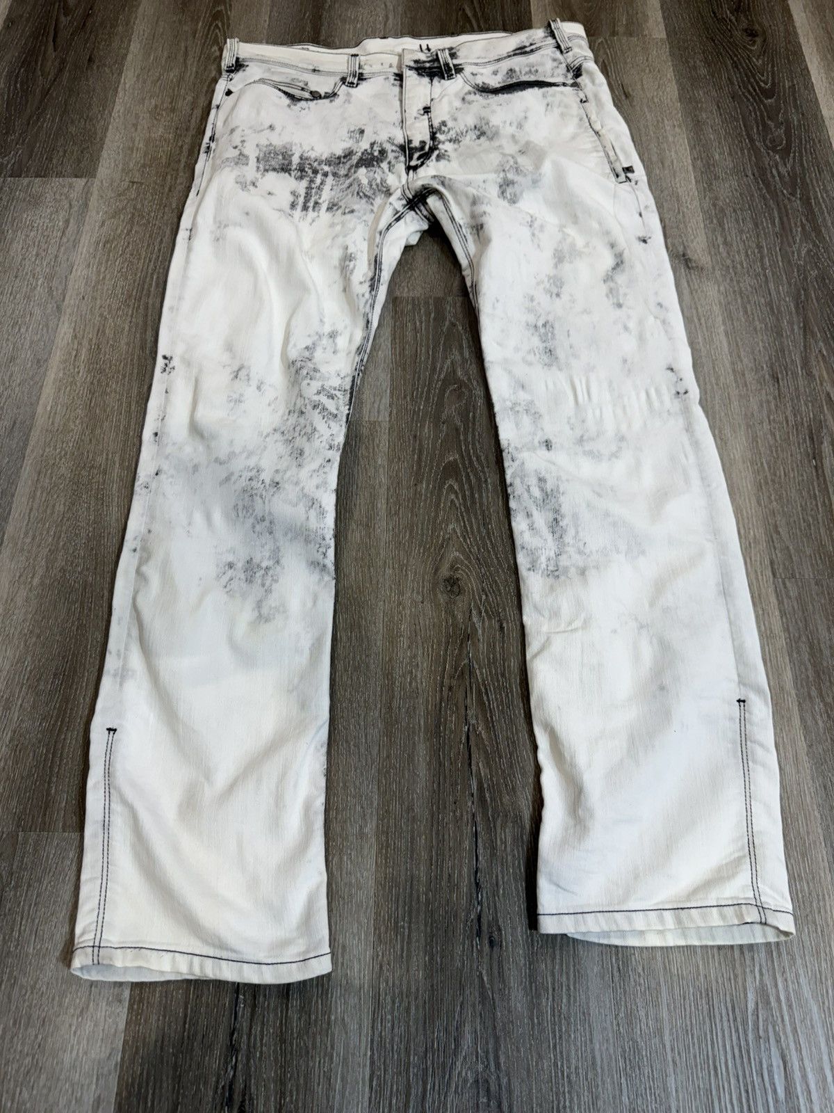 Neil Barrett ❌ RUNWAY NEIL BARRETT STRECH DISTRESS ❌ Size US 36 / EU 52 - 14 Thumbnail