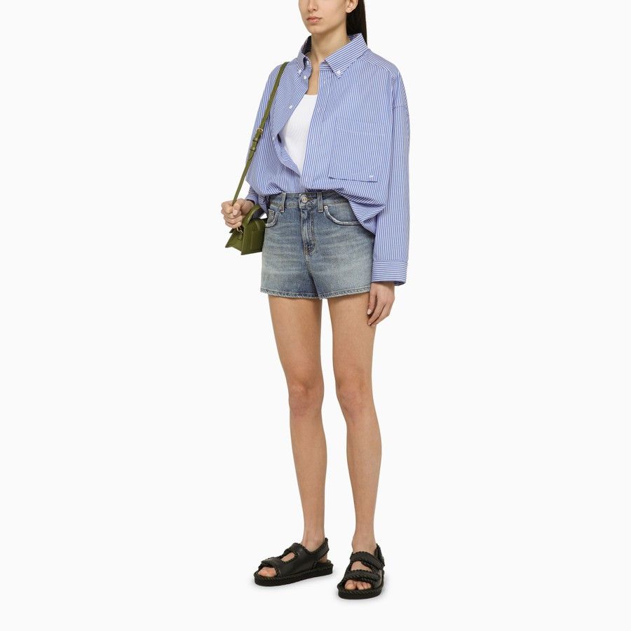 DEPARTMENT5 o1d2blof0824 Denim Shorts in Blue Size 28" / US 6 / IT 42 - 2 Thumbnail