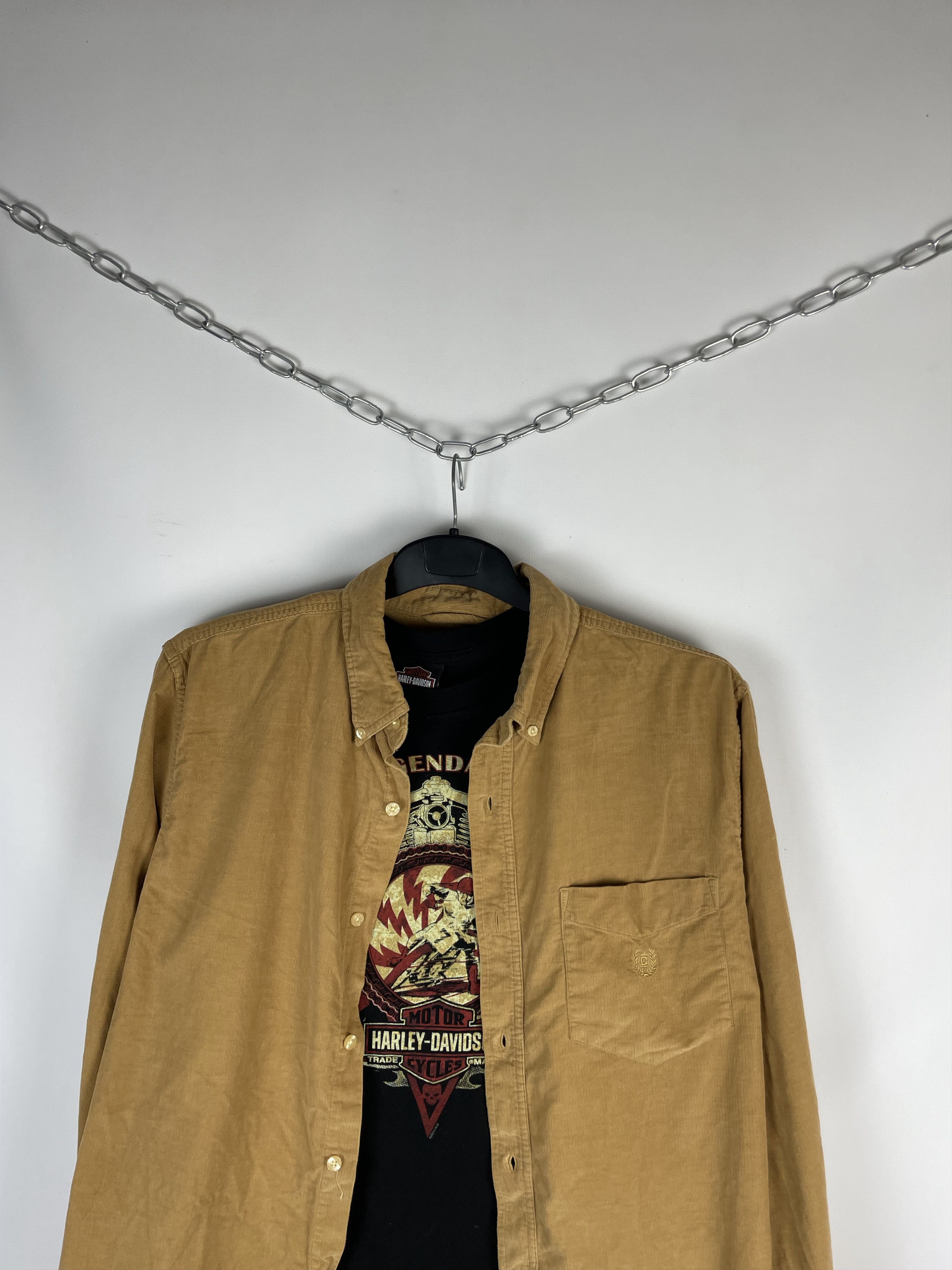Chaps Vintage Chaps Corduroy Shirt Button Up Size US L / EU 52-54 / 3 - 3 Thumbnail