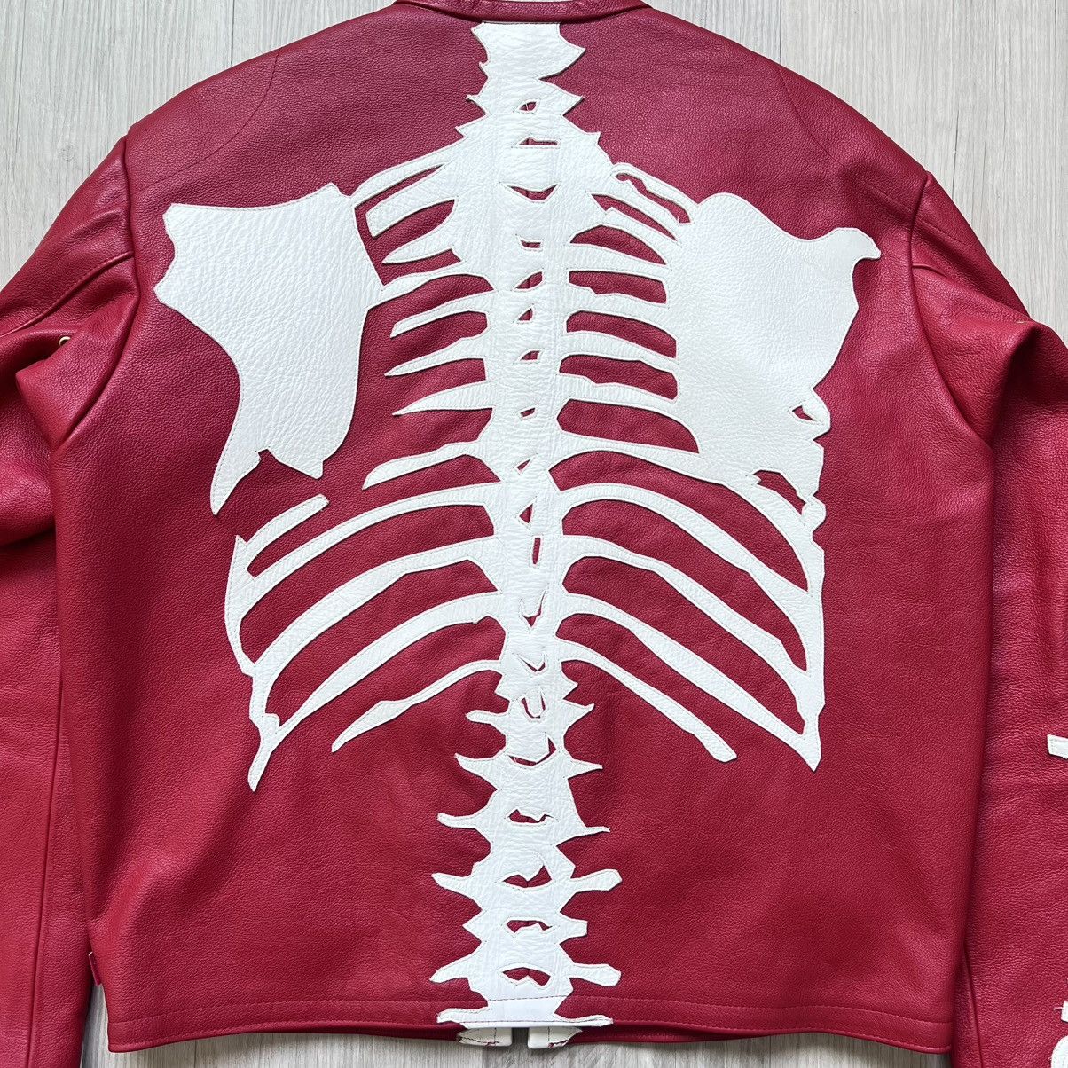 Supreme Vanson FW17 Leather Bones Jacket