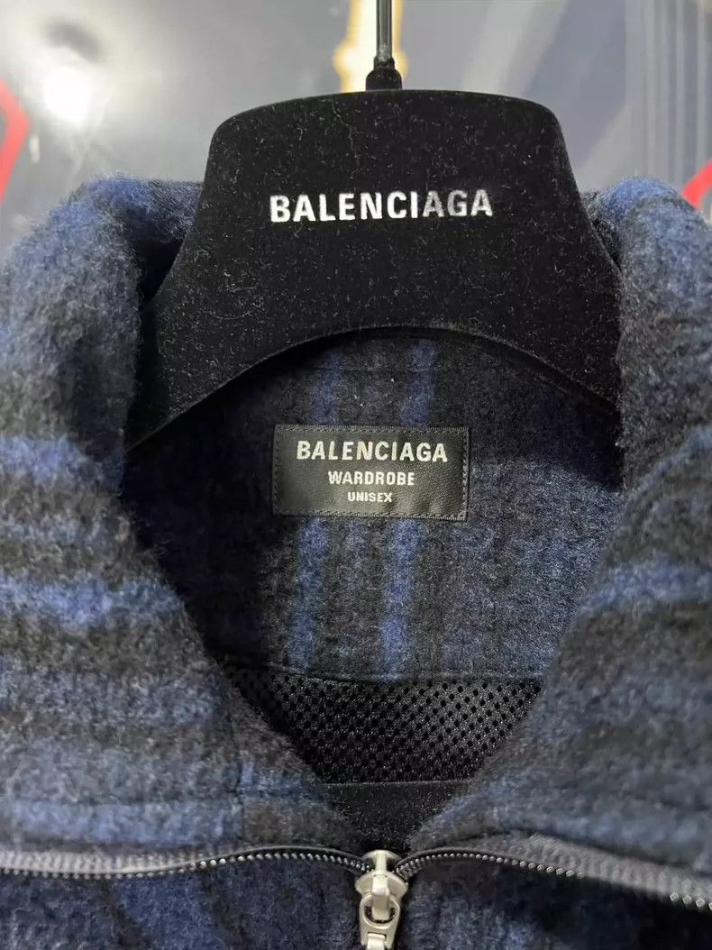 Balenciaga Balenciaga Sporty b embroidered wool woolen zipper coat Size US S / EU 44-46 / 1 - 3 Thumbnail