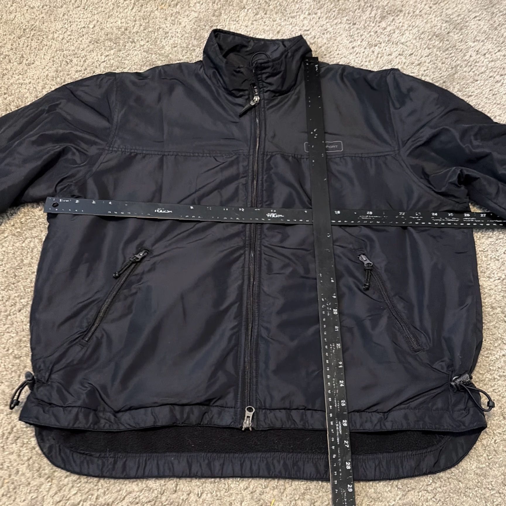 Ralph Lauren VINTAGE Ralph Lauren Polo Sport Jacket Bomber Full Zip Black Nylon Large Mens Size US L / EU 52-54 / 3 - 4 Thumbnail