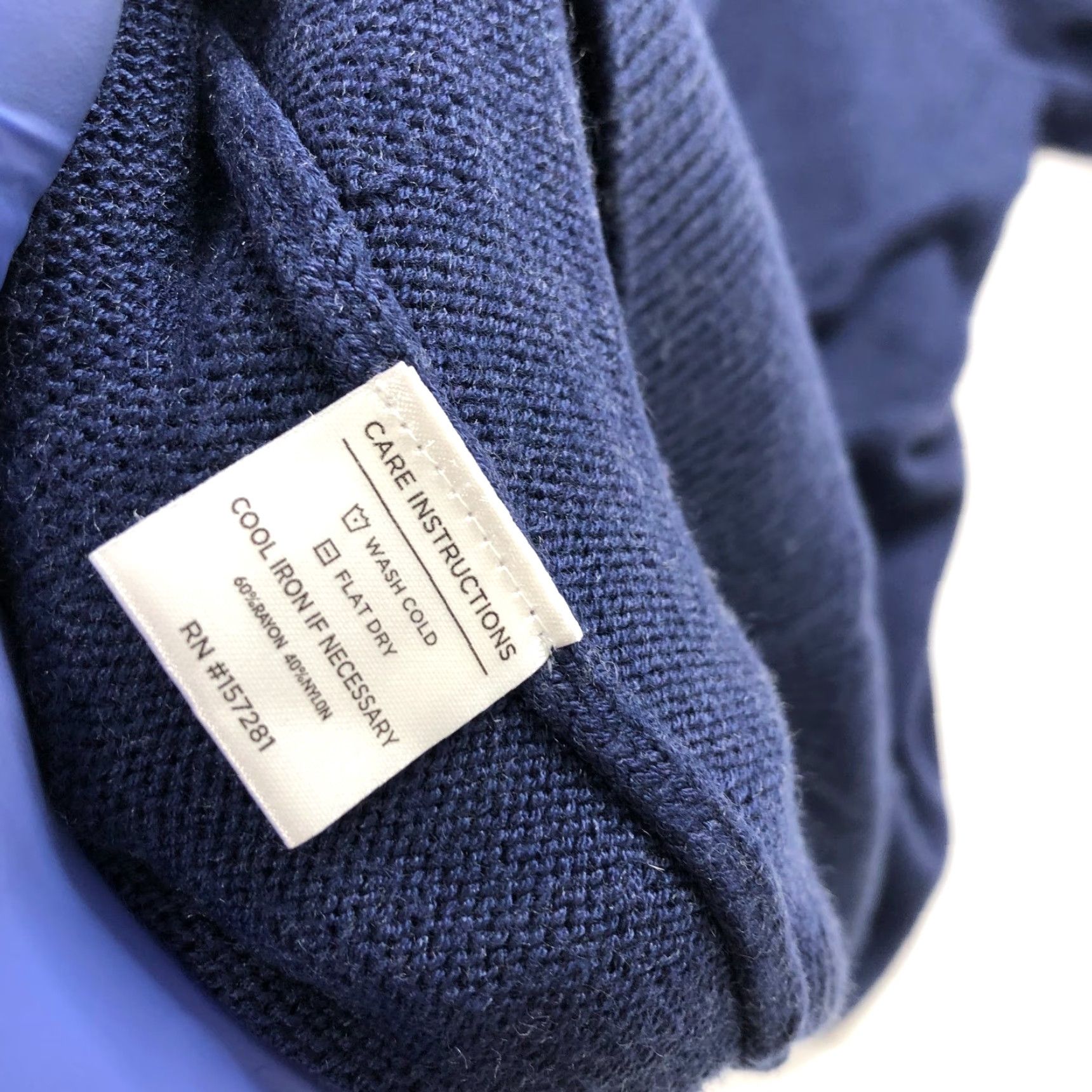 Mizzen+Main Mizzen + Main Pullover 1/4 Zip Mock Neck Sweater Blue Shirt Mens Large Knit Nylon Rayon Size US L / EU 52-54 / 3 - 6 Thumbnail