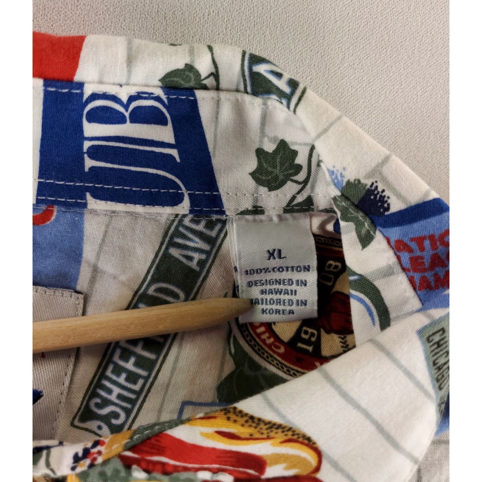 Reyn Spooner Reyn Spooner Sports Chicago Cubs AOP Legacy Short Sleeve Button Up Shirt Mens XL Multicolor Size US XL / EU 56 / 4 - 2 Thumbnail