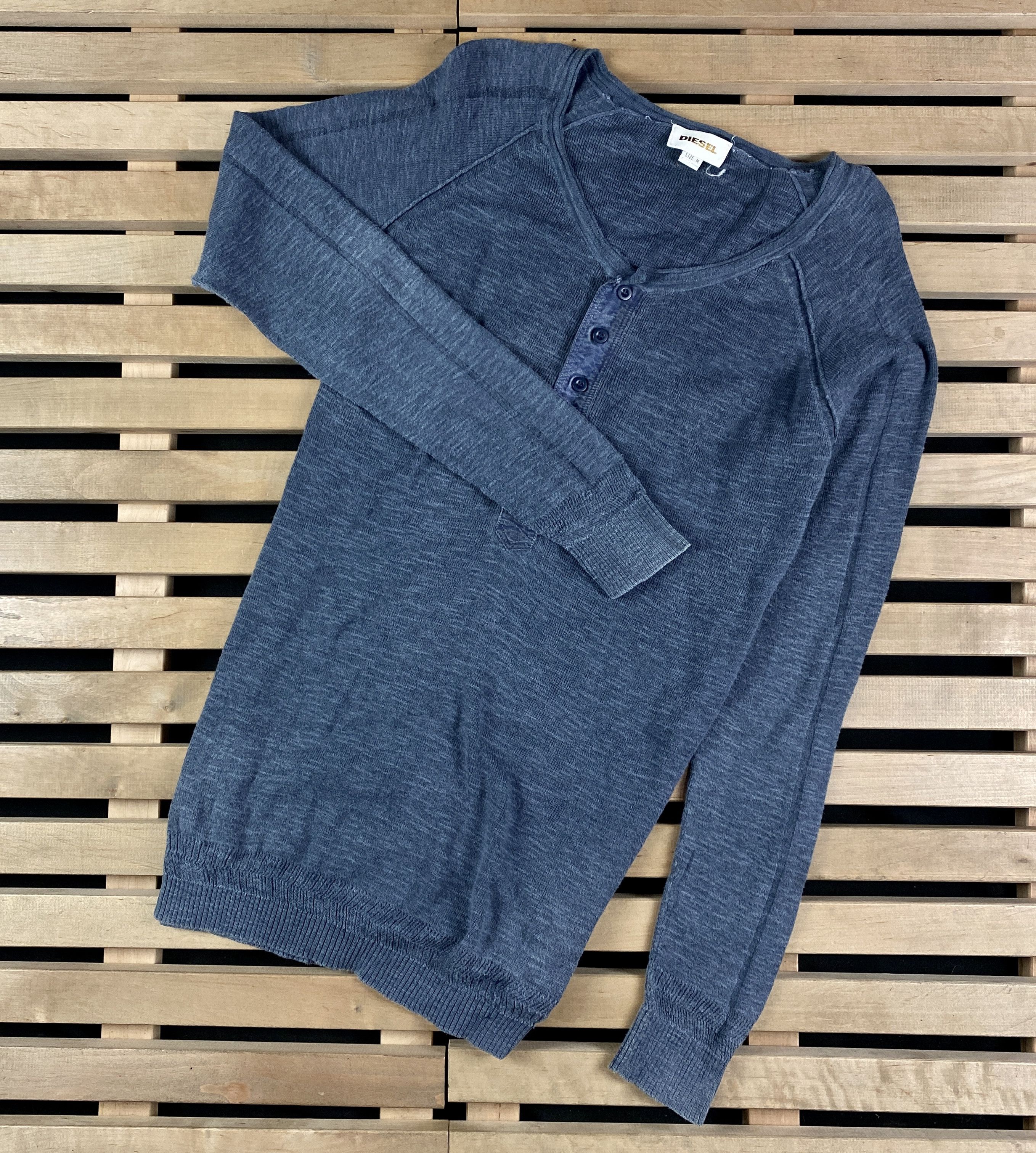 Diesel Men’s Sweatshirt Jumper Diesel Vintage Size M Blue Size US M / EU 48-50 / 2 - 1 Thumbnail