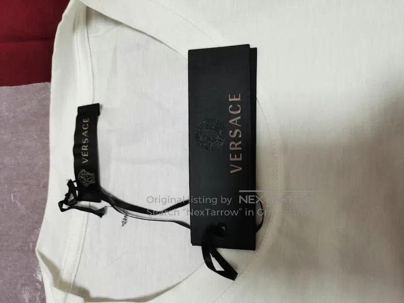 Versace Versace White short sleeves Size US L / EU 52-54 / 3 - 8 Thumbnail