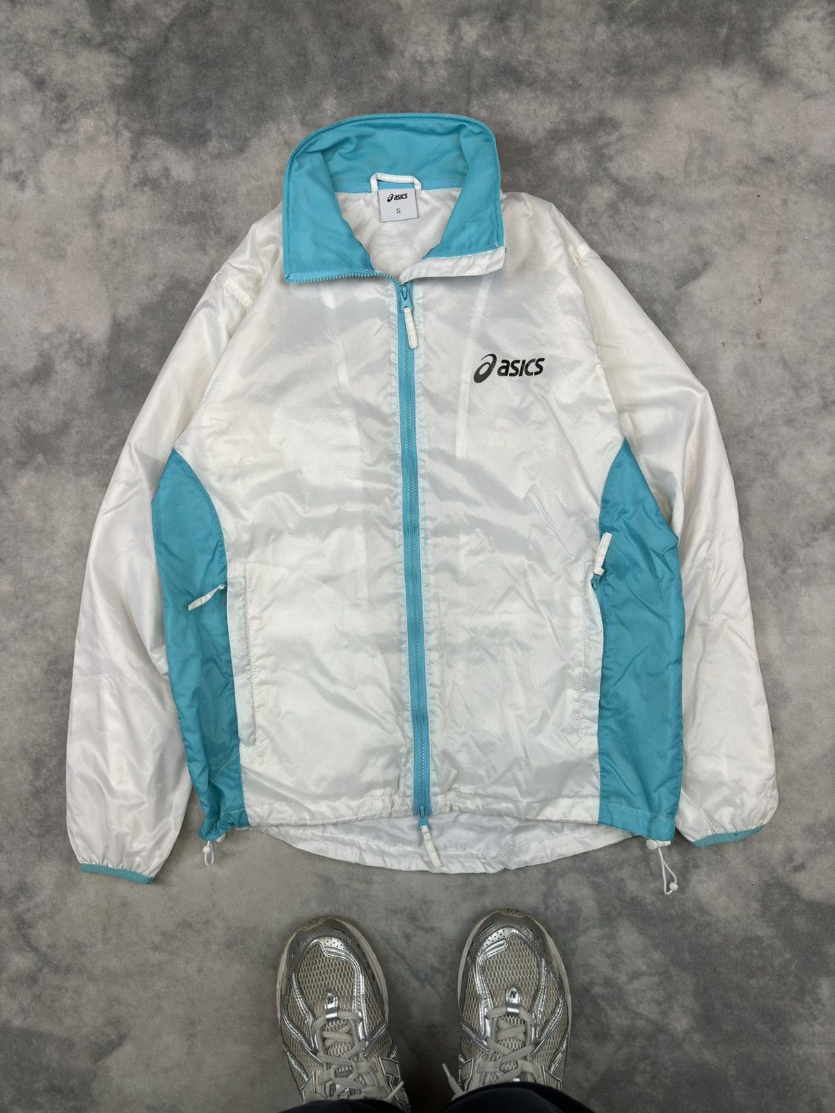 Asics × Vintage Vintage Asics Hoodie Half Zipper Windbreaker Size US M / EU 48-50 / 2 - 2 Thumbnail