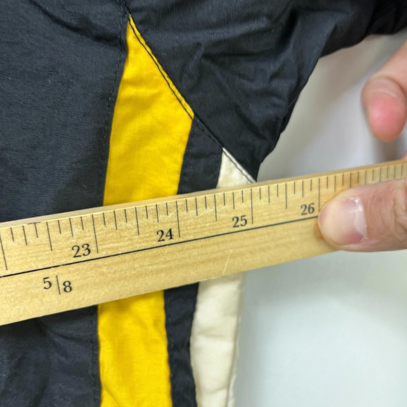 Starter Vintage 90s Starter Pittsburgh Steelers Pullover Jacket Size ONE SIZE - 7 Thumbnail