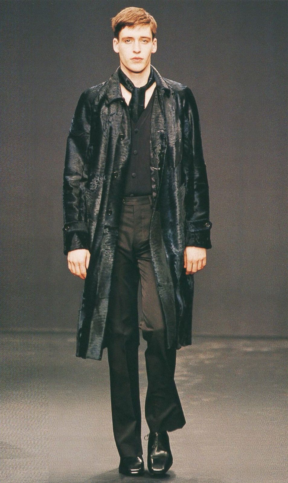 Prada Prada FW2000 Black Stretch-Wool Pleated Suit Trousers/Pants Size US 34 / EU 50 - 2 Thumbnail
