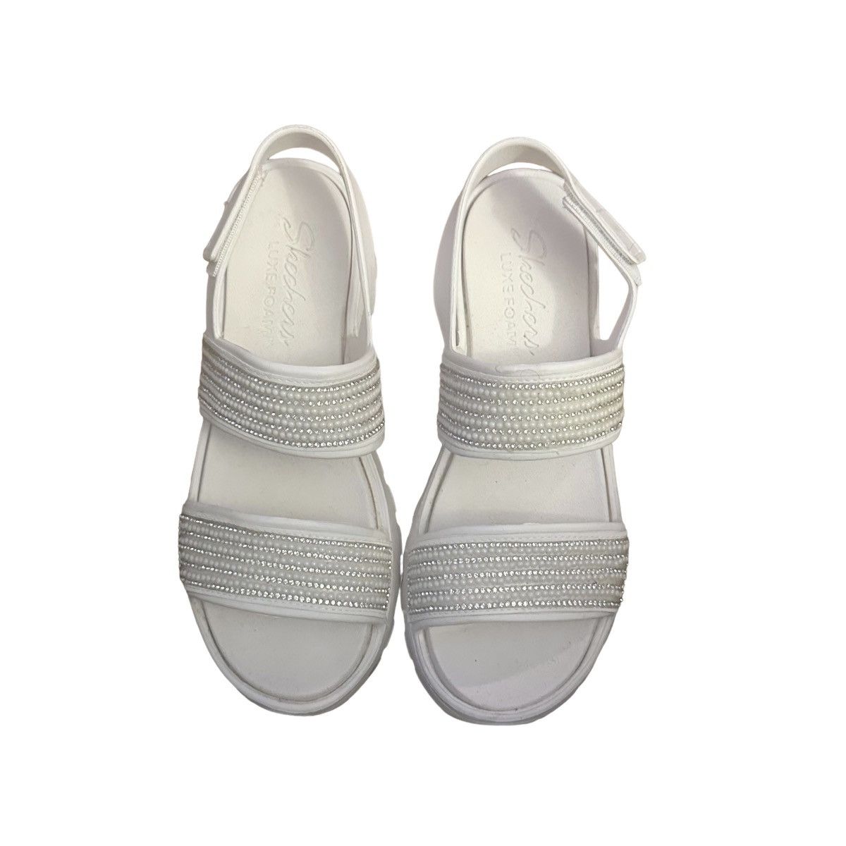 SKECHERS Skechers Foamies Footsteps How Extra Comfort Platform Sandal Size US 7 / IT 37 - 4 Thumbnail
