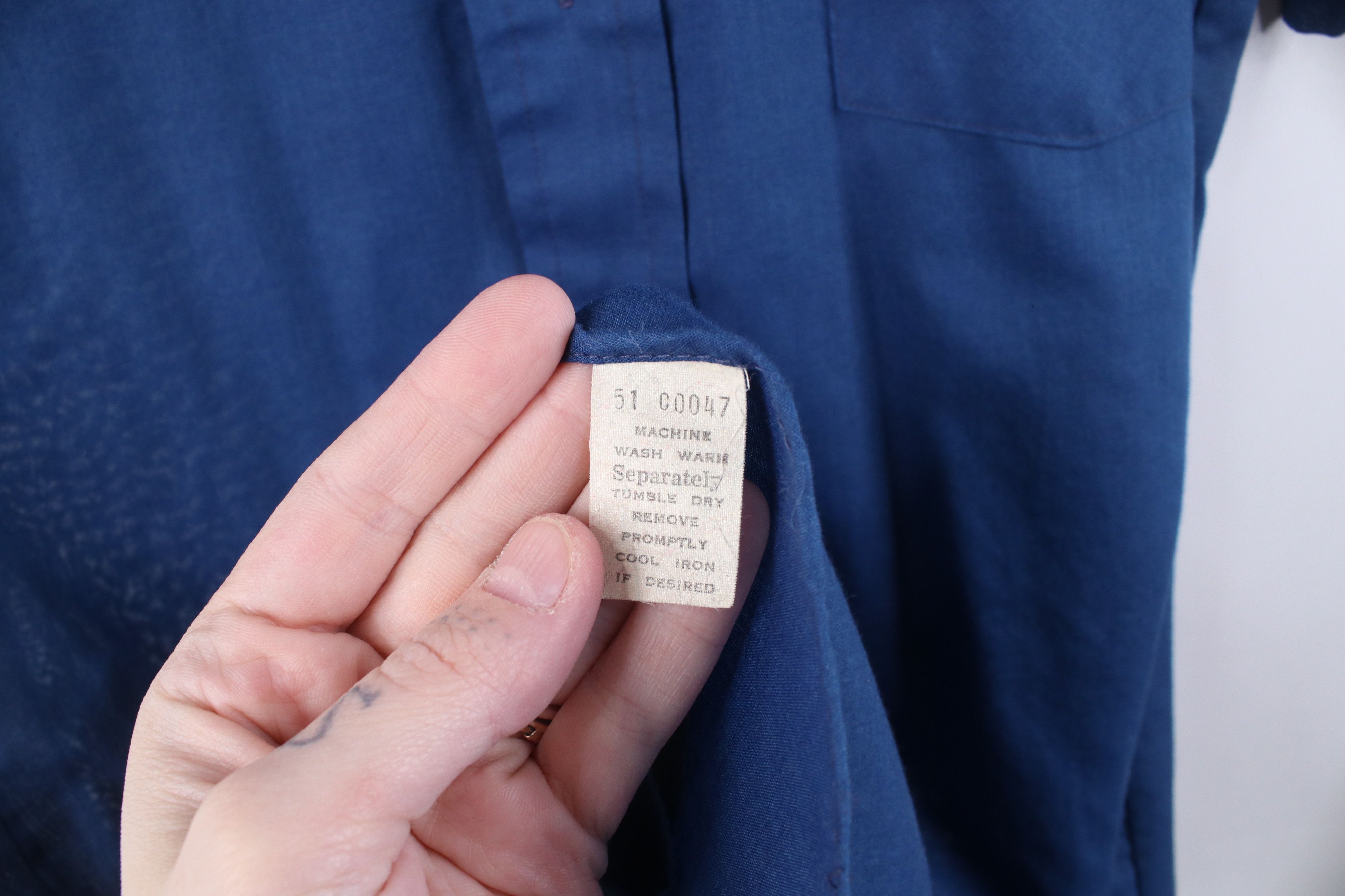 Vintage Vintage 60s 70s Streetwear Collar Short Sleeve Button Shirt Size US M / EU 48-50 / 2 - 5 Thumbnail