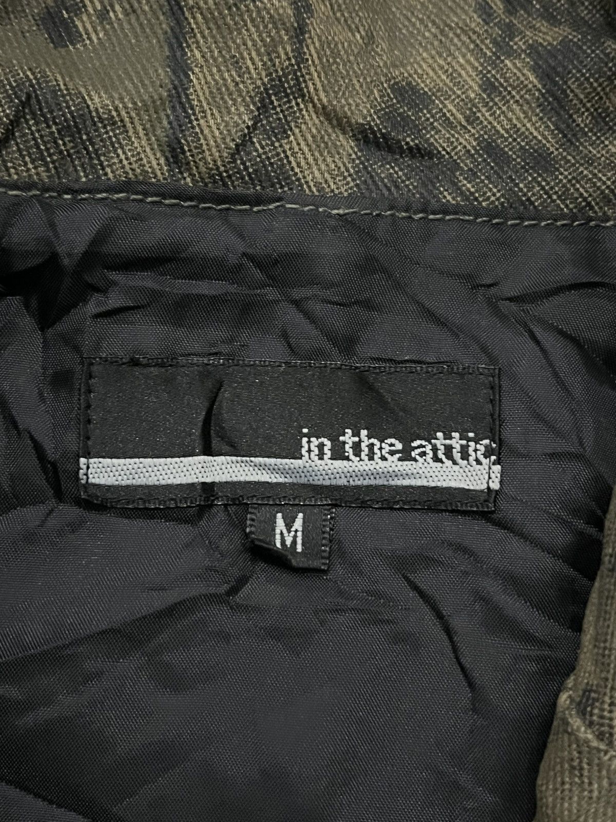 In The Attic 2000s In the Attic Punk Denim Hood Jacket Rare Size US L / EU 52-54 / 3 - 9 Thumbnail