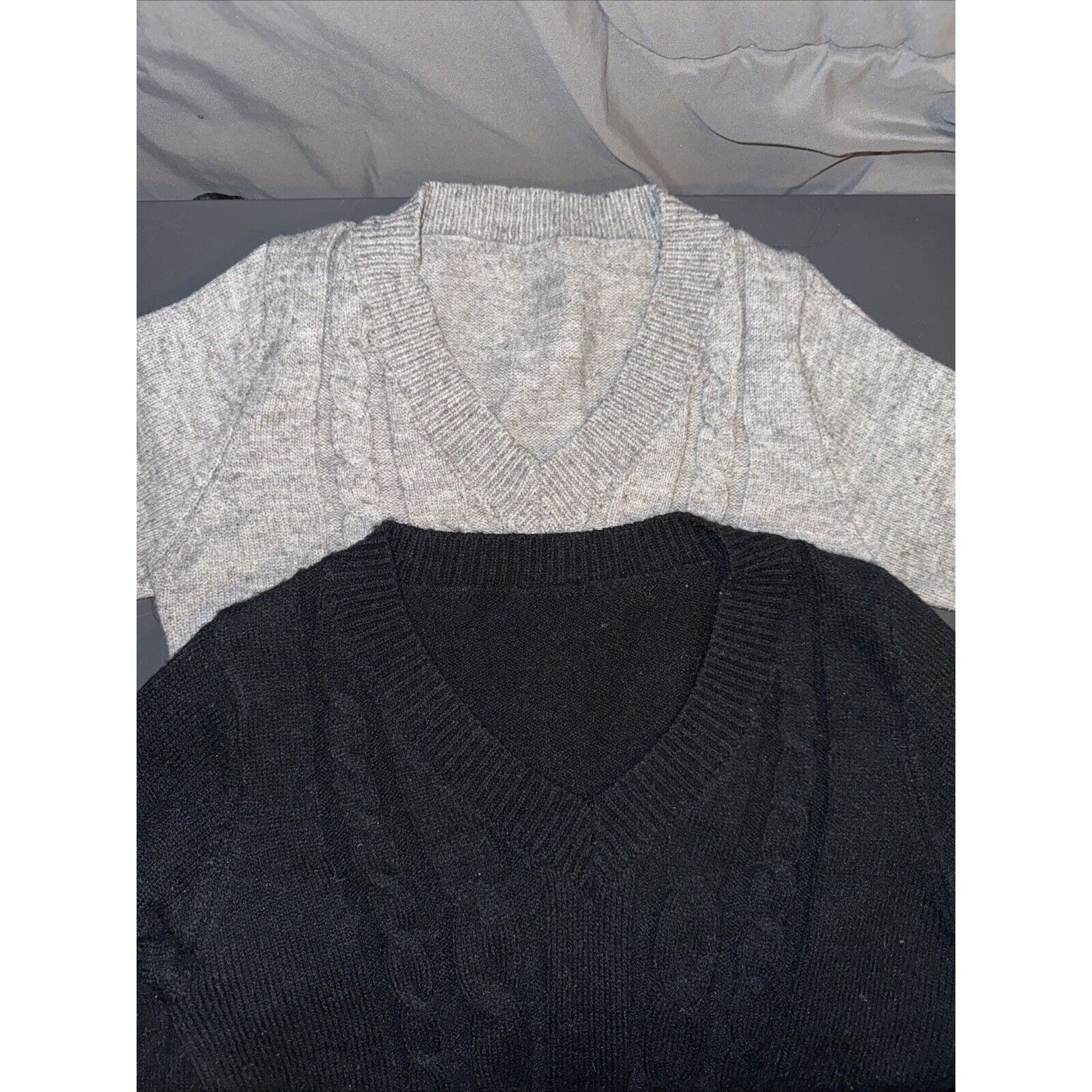 Shein SHEIN Long Sleeve Crop Cable Knit Sweater Womens S Lot Of 2 Size XXS / US 00 / IT 34 - 12 Thumbnail