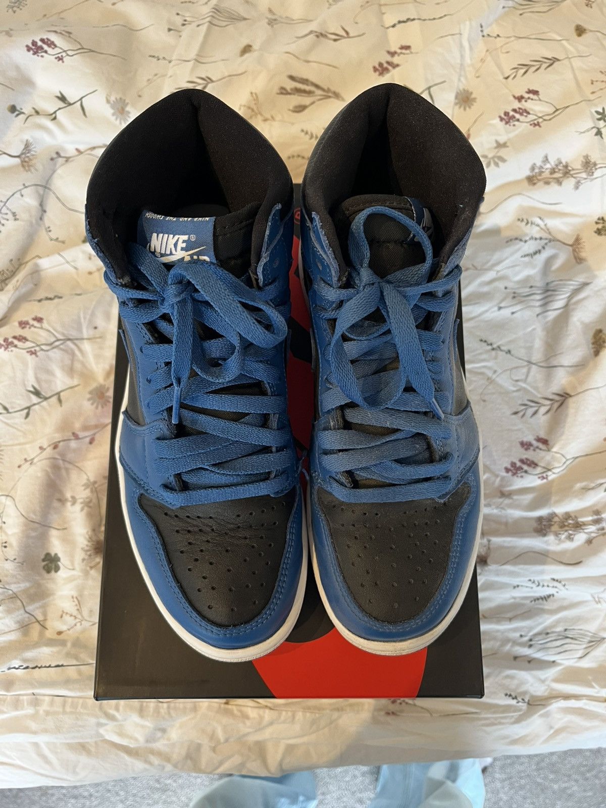 Nike Jordan 1 high marine blue🪼 Size US 8 / IT 38 - 6 Thumbnail