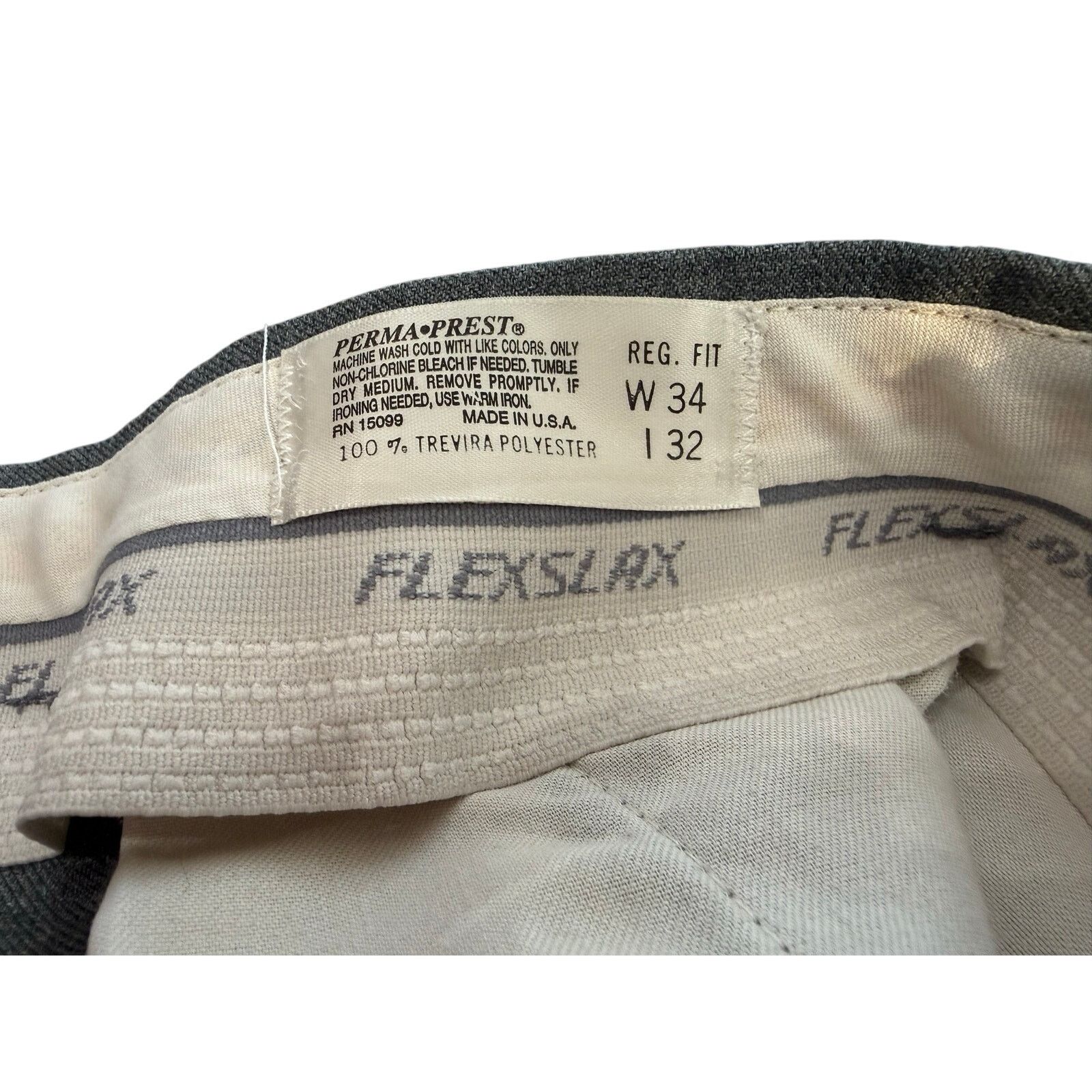 Sears Vintage 1970s Sears Perma-Prest Flexslax Trousers (Set of 2) Size US 34 / EU 50 - 10 Thumbnail