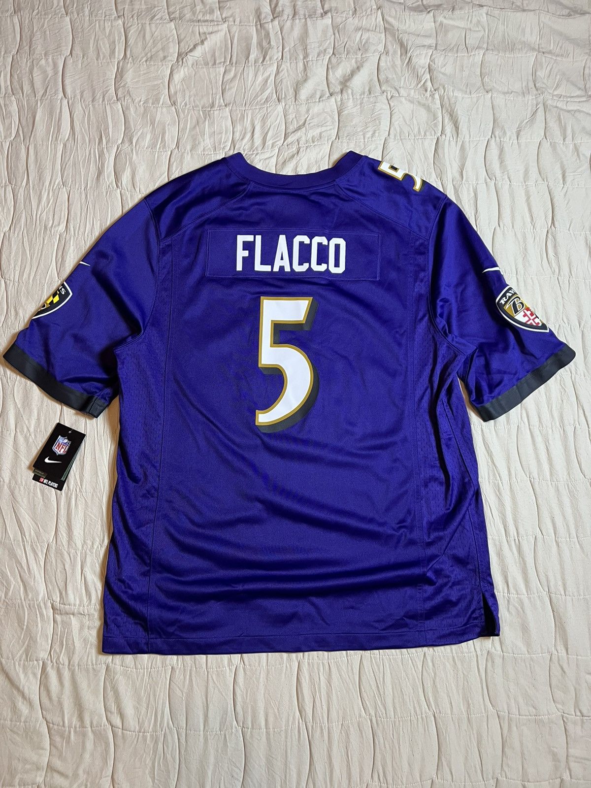 Nike Nike Baltimore Ravens Football Jersey Joe Flacco On Field Size US XL / EU 56 / 4 - 1 Thumbnail