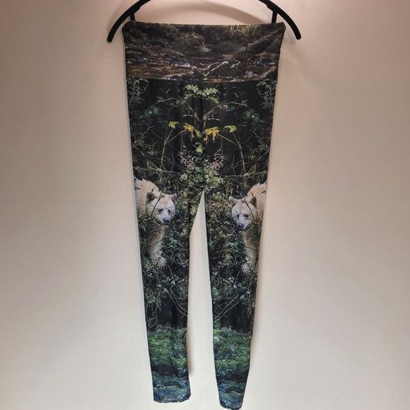 Other Back To Nature Spirit Bear Leggings - L Size 32" / US 10 / IT 46 - 1 Thumbnail