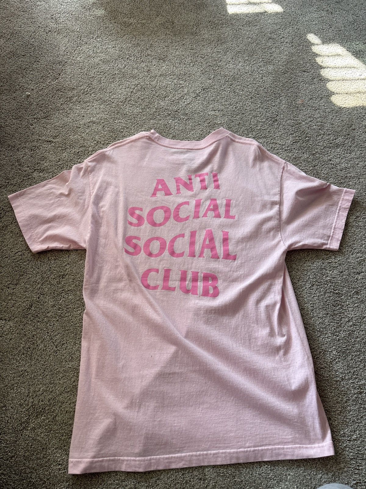 Anti Social Social Club ASSC logo thorn pink tee Size US L / EU 52-54 / 3 - 2 Thumbnail