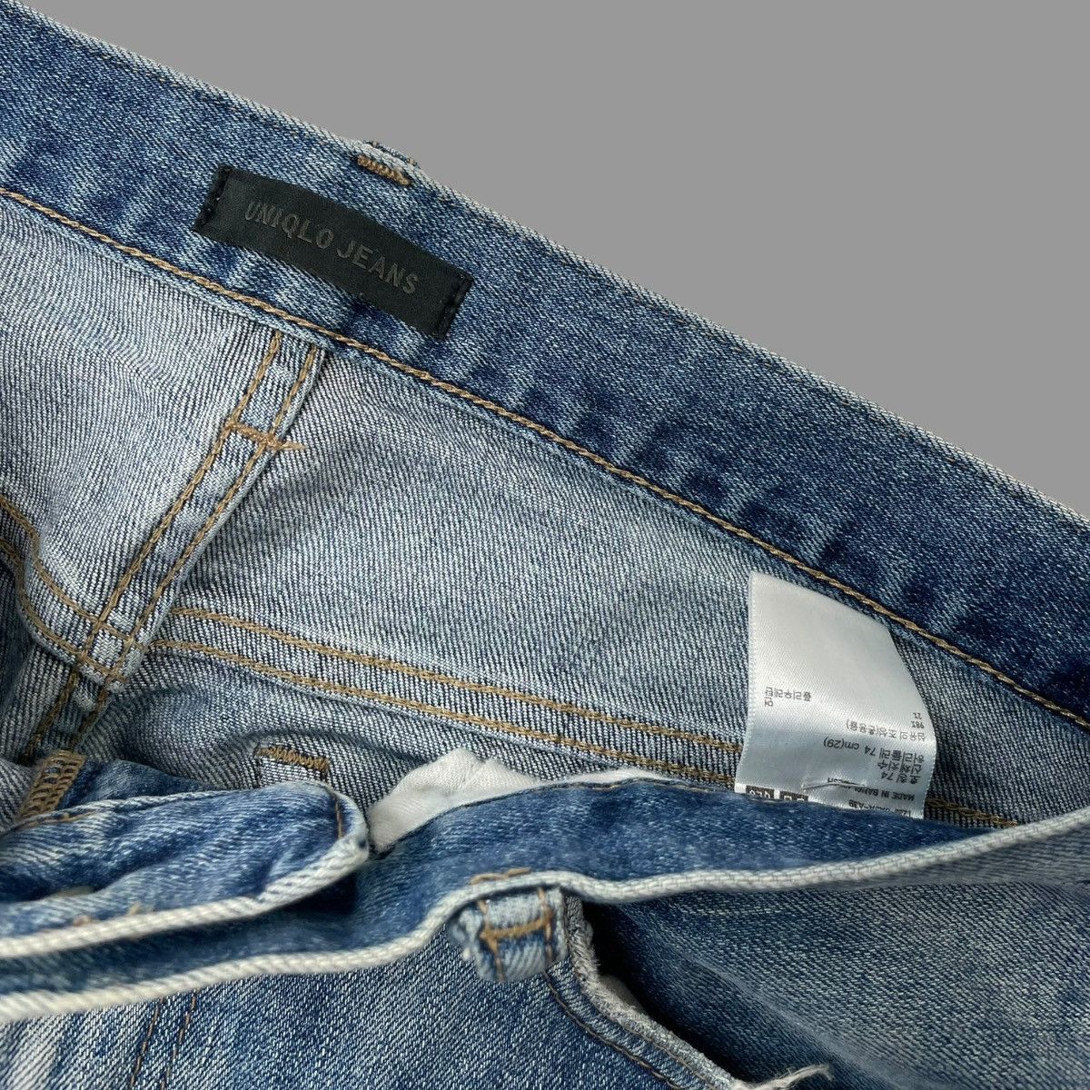 Uniqlo Uniqlo faded selvage denim jeans Size 30" / US 8 / IT 44 - 6 Thumbnail