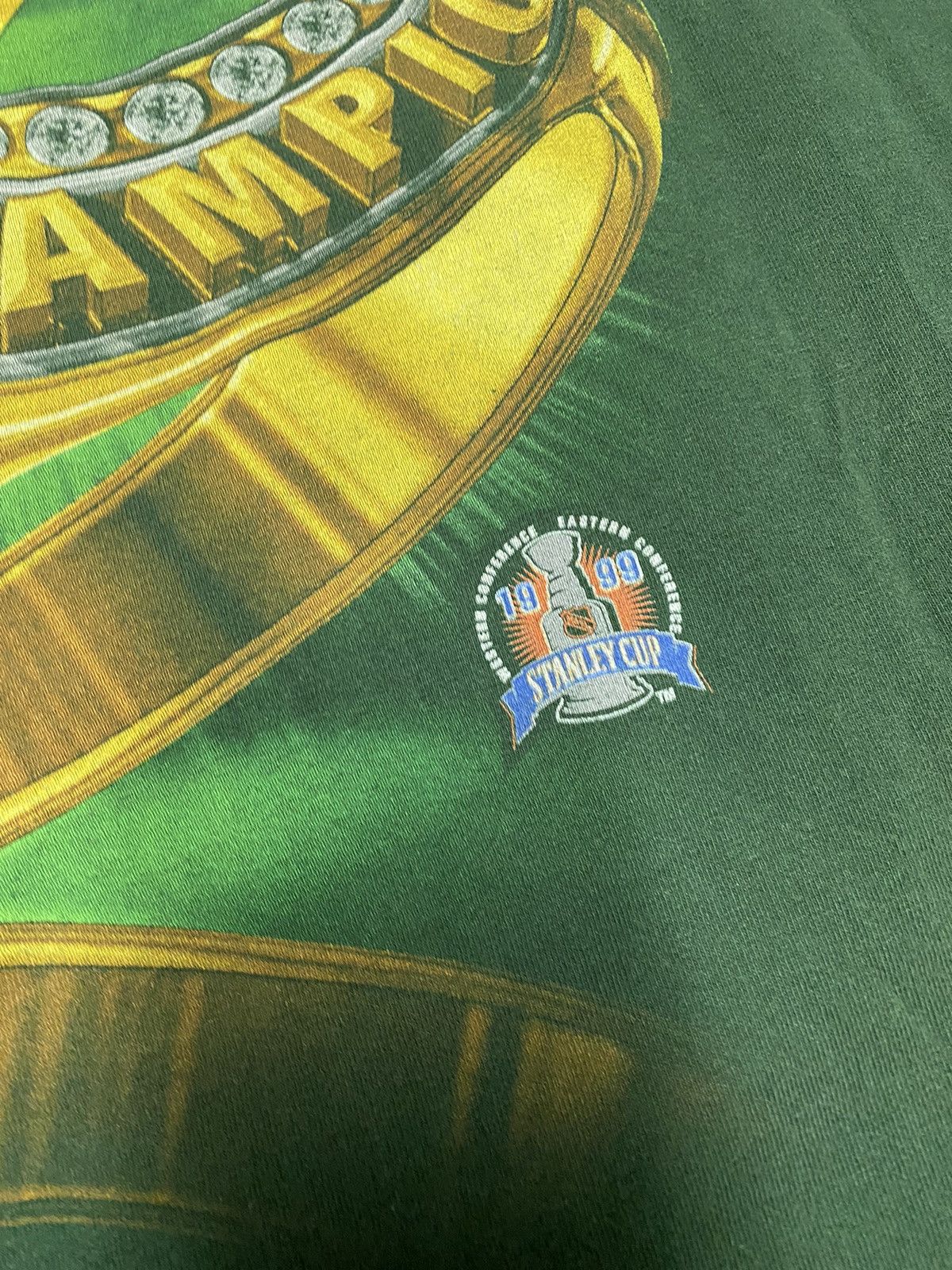 NHL × Vintage Crazy Vintage Y2K 90’s Streetwear Dallas Stars Cutoff Tee M Size US M / EU 48-50 / 2 - 3 Thumbnail