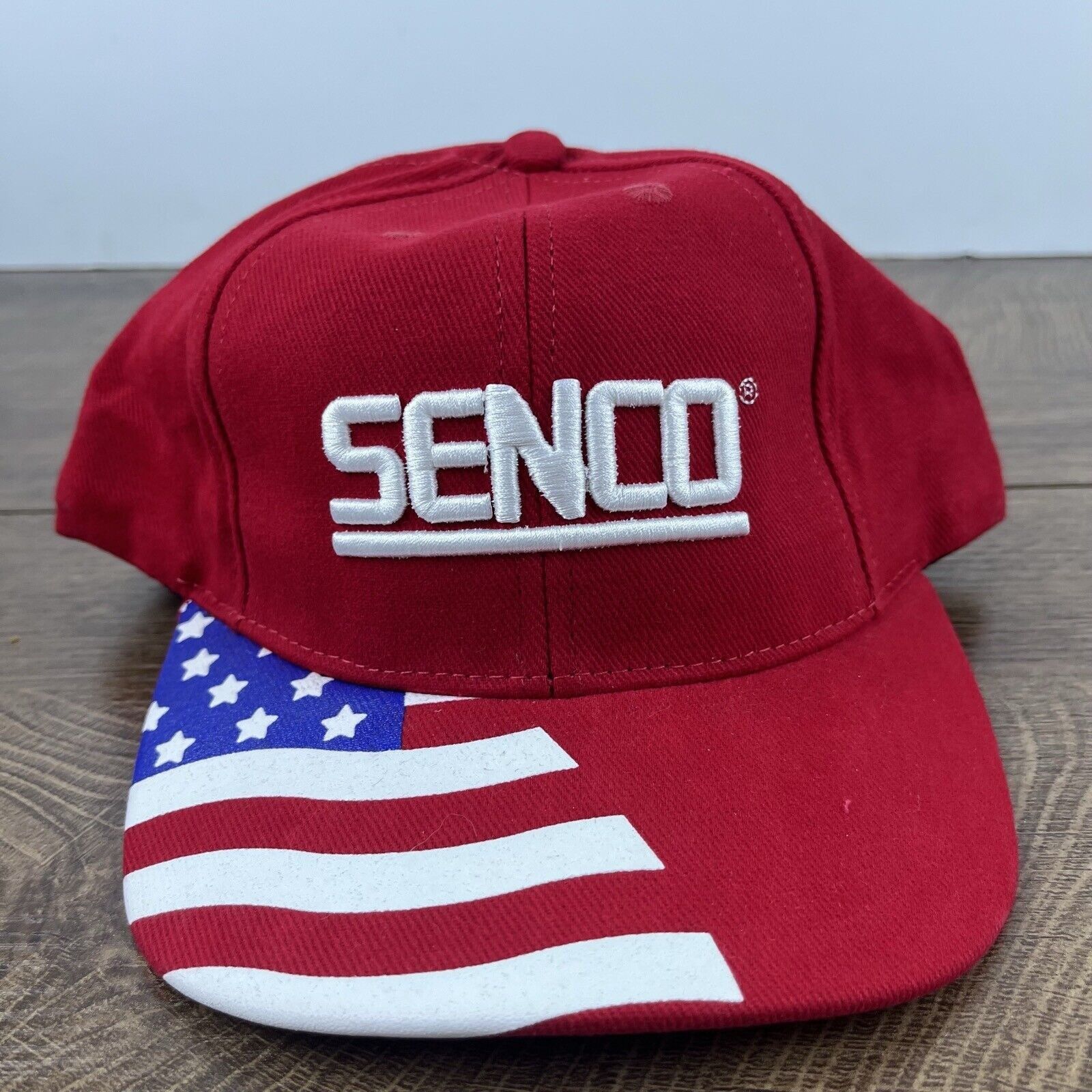 Other SENCO USA Hat Senco Red Cap Hat Adjustable Hat Red Adult Hat Size ONE SIZE - 1 Thumbnail