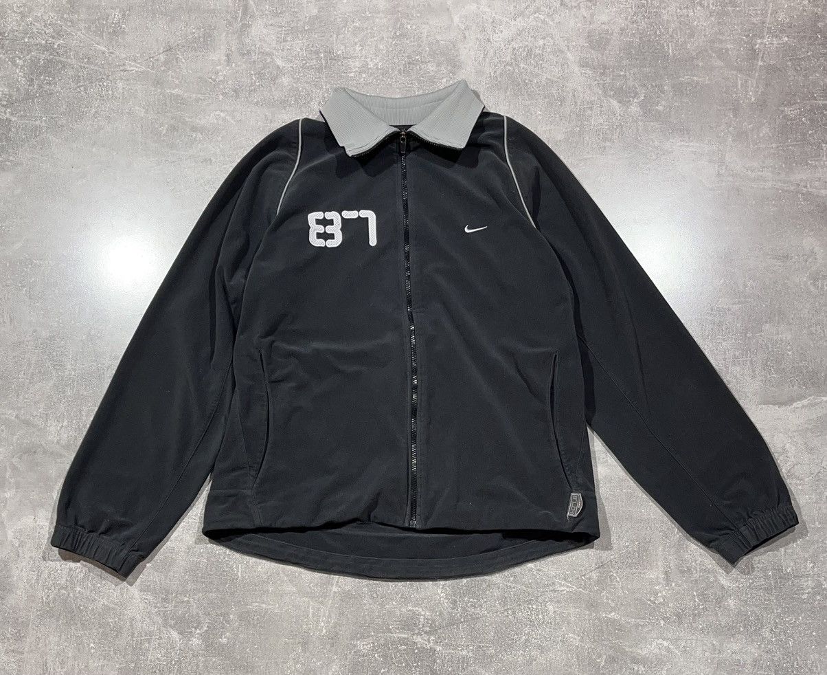 Nike × Vintage Vintage Nike Air Fleece Jacket Swoosh Y2k Japan Style Size US L / EU 52-54 / 3 - 1 Thumbnail