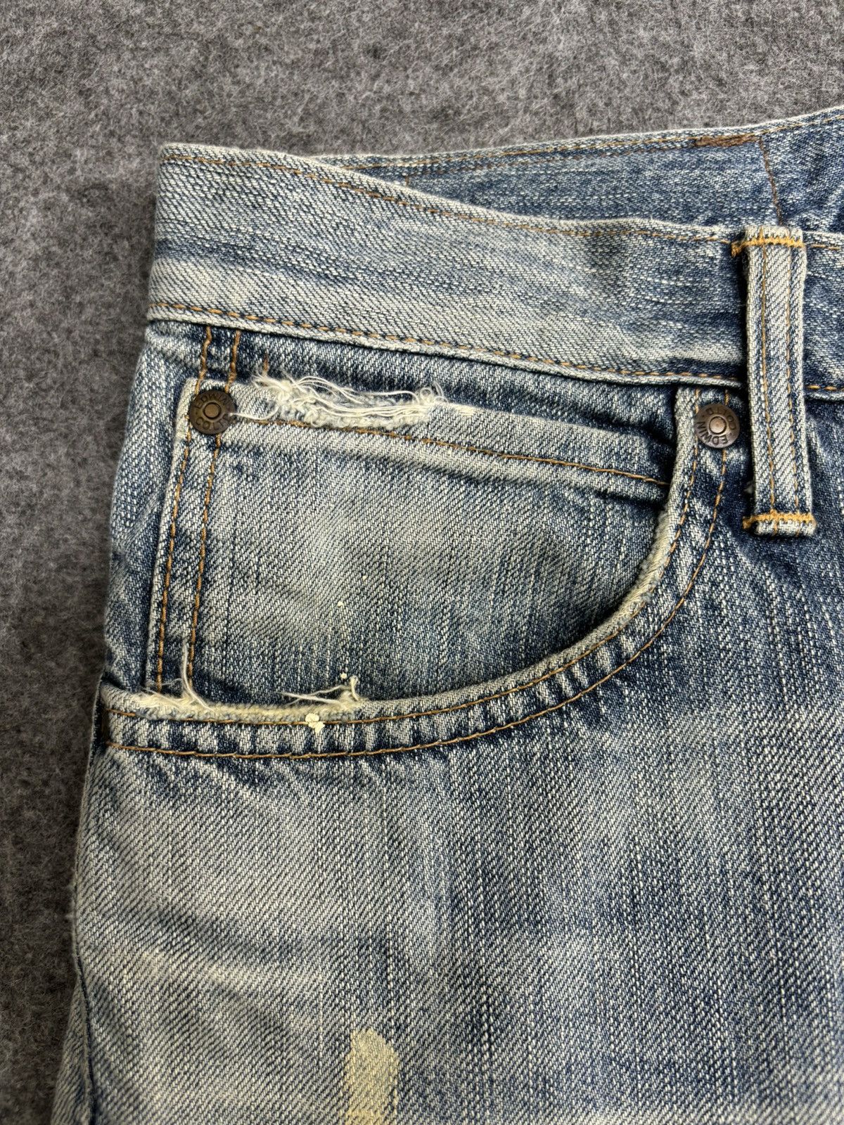 BORO Denim 💥Boro Style💥Flare Edwin Archival Boro Patchwork Denim F481 Size US 32 / EU 48 - 11 Thumbnail