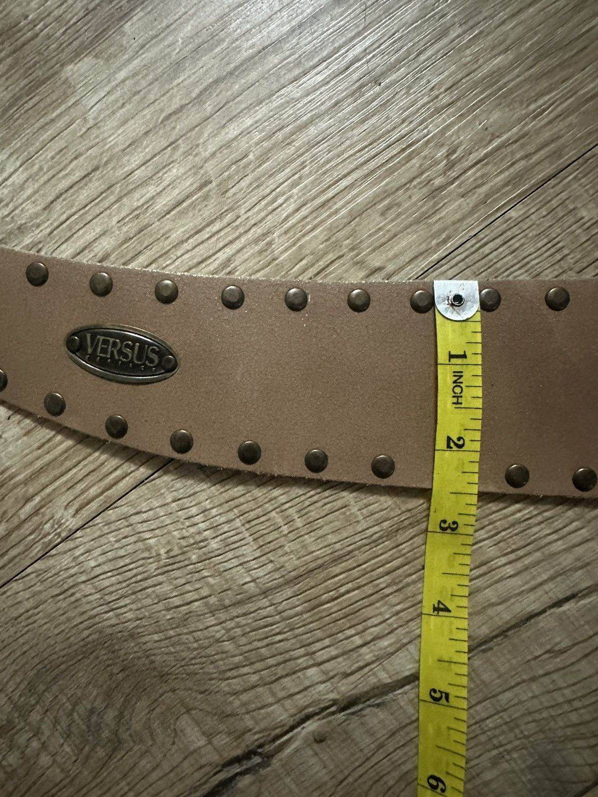 Genuine Leather × Versace × Versus Versace VERSUS VERSACE Leather Women Belt Size ONE SIZE - 10 Thumbnail