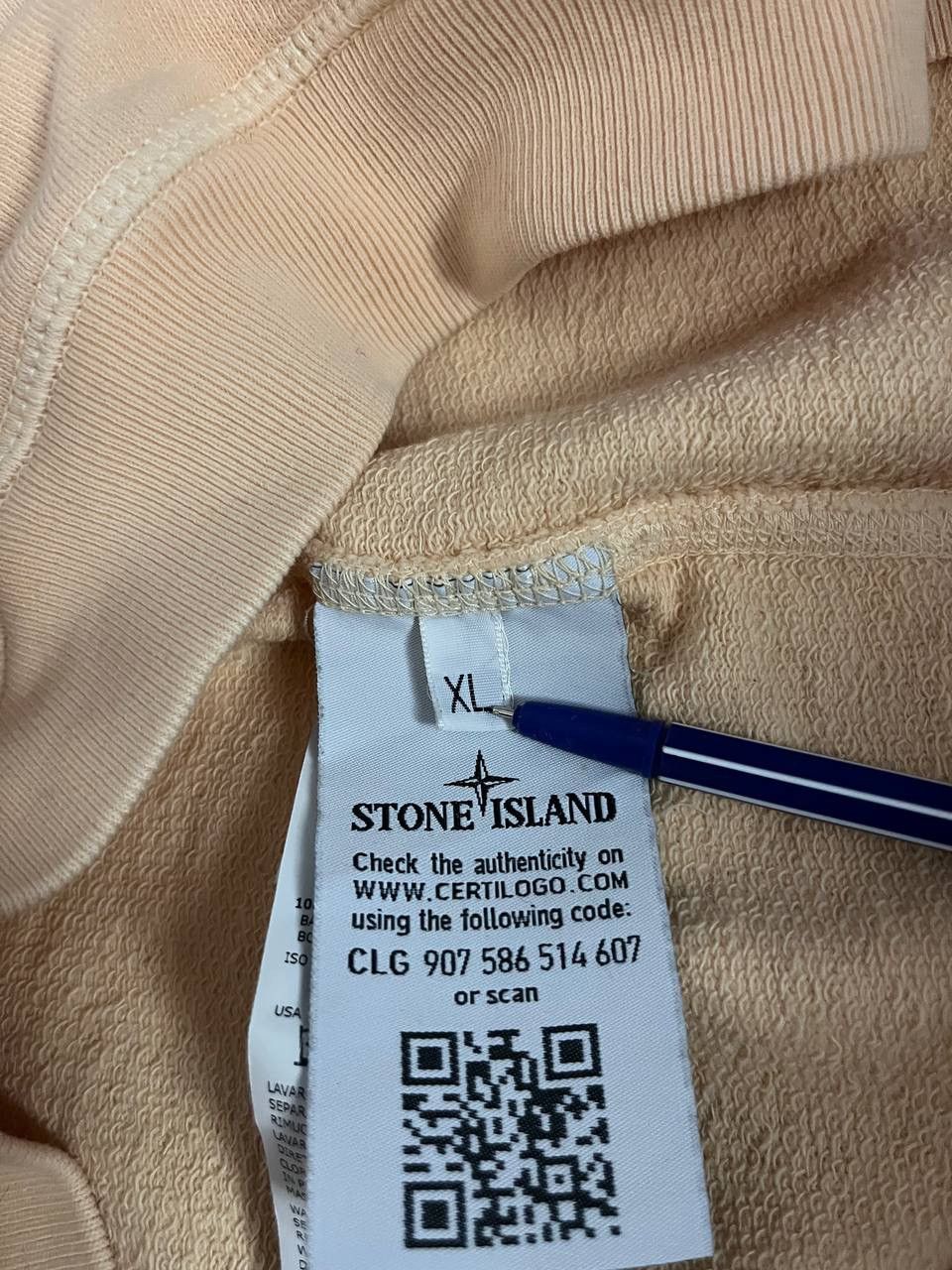 Stone Island Stone Island Crewneck Sweatshirt Orange Size US XL / EU 56 / 4 - 20 Thumbnail
