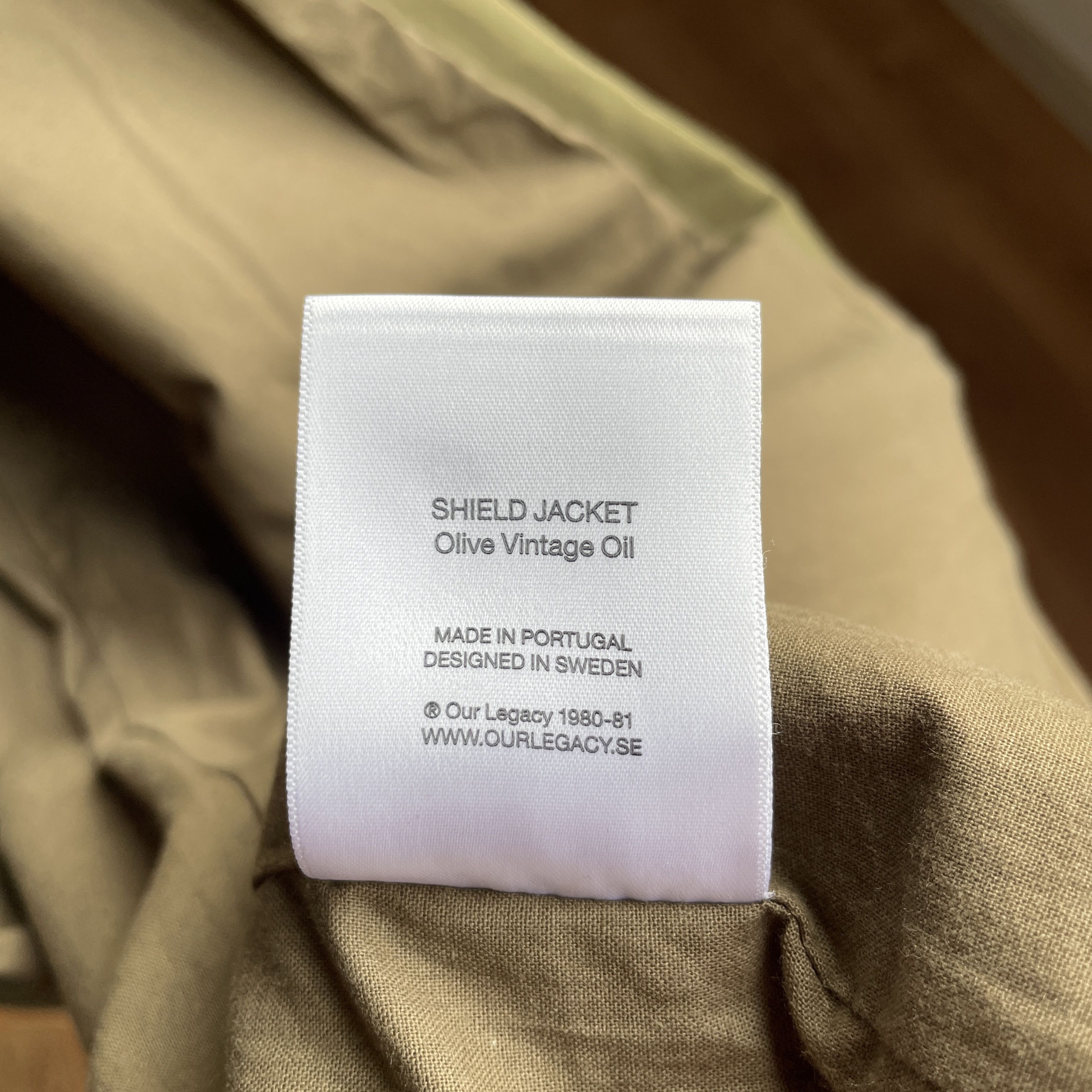 Our Legacy Our Legacy Olive Shield Parka Size S Size US S / EU 44-46 / 1 - 12 Thumbnail